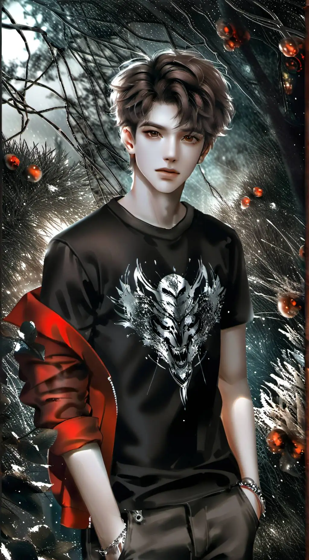 ai character: Aaron  background