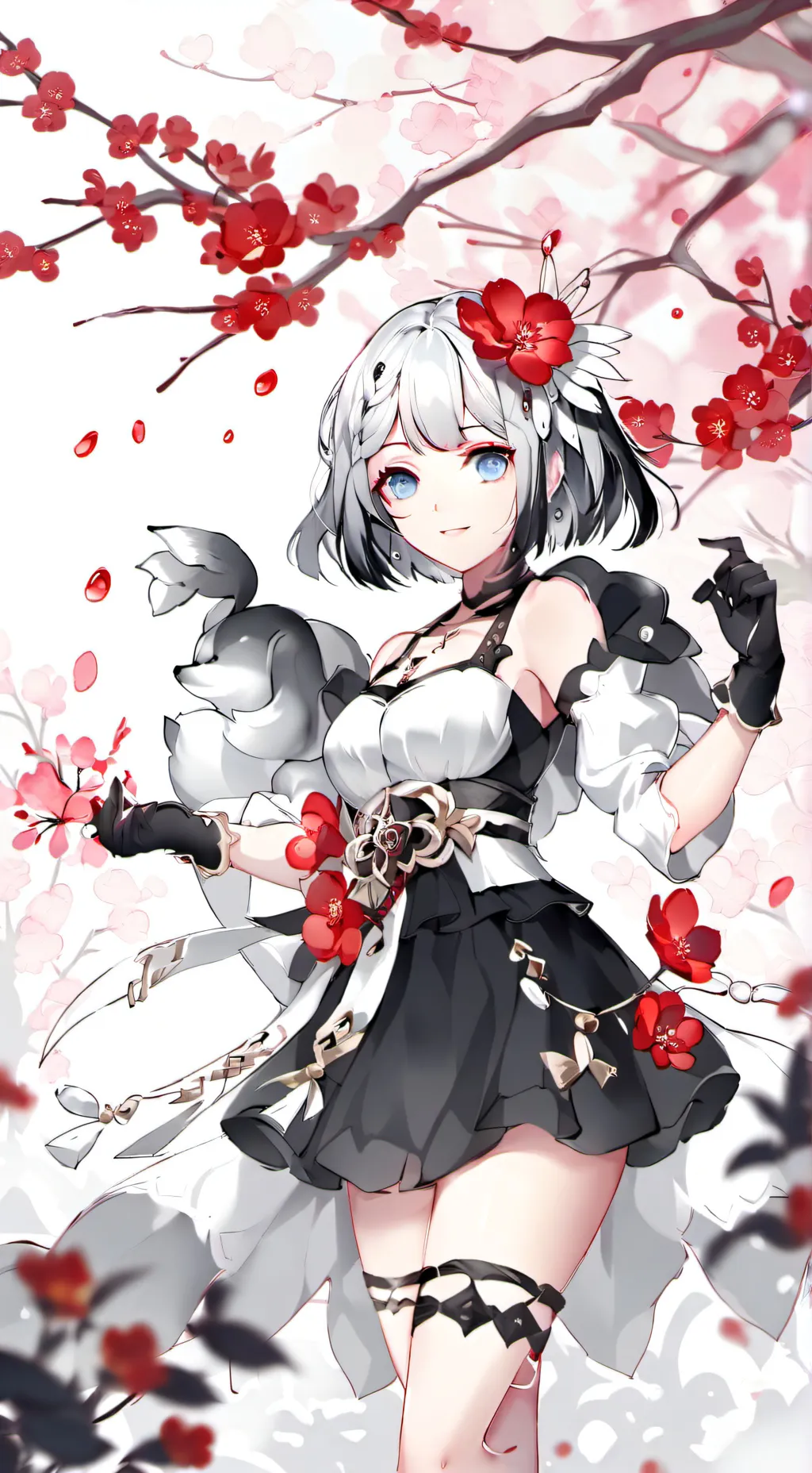 ai character: Sua  namorada background