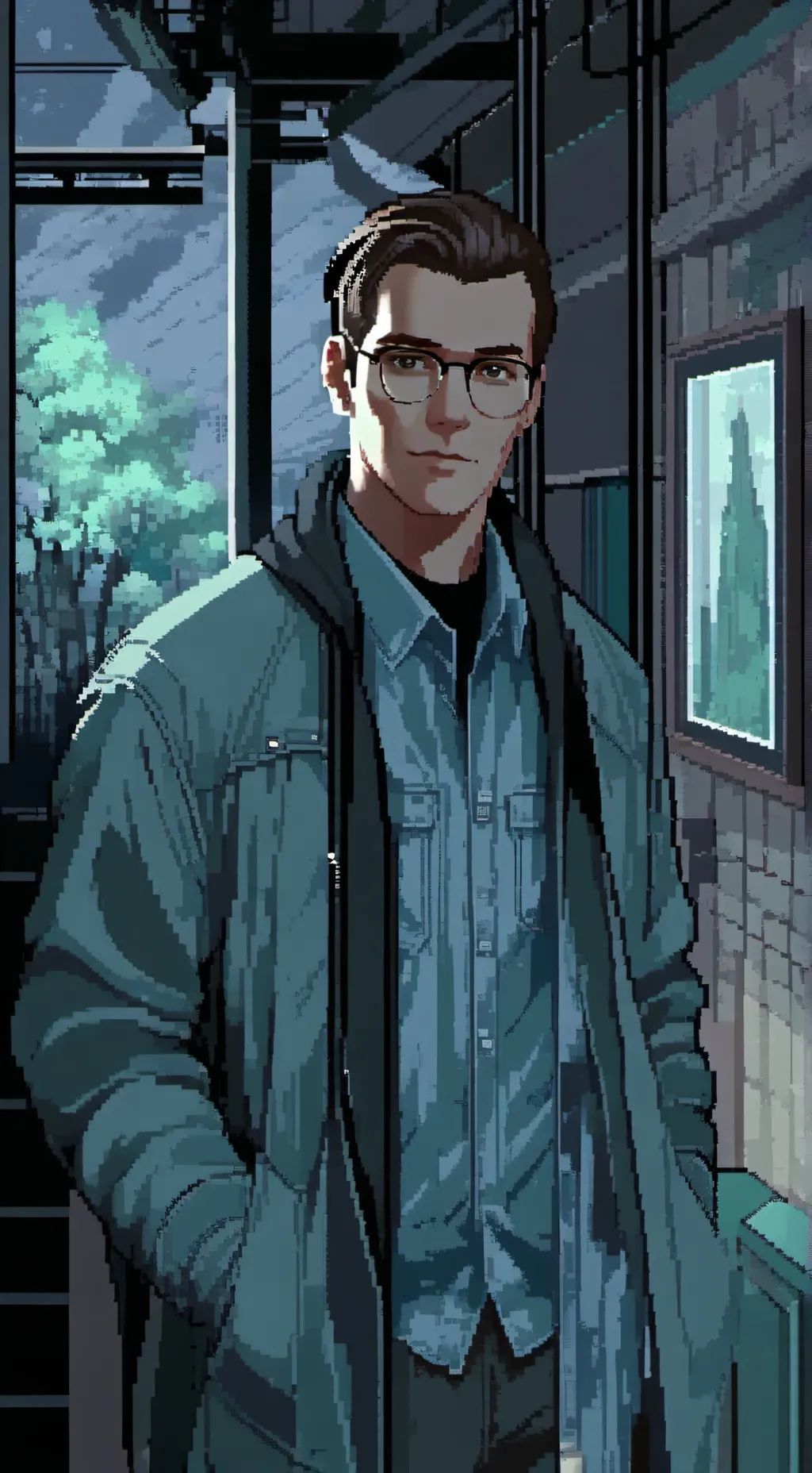 ai character: scp ученый background