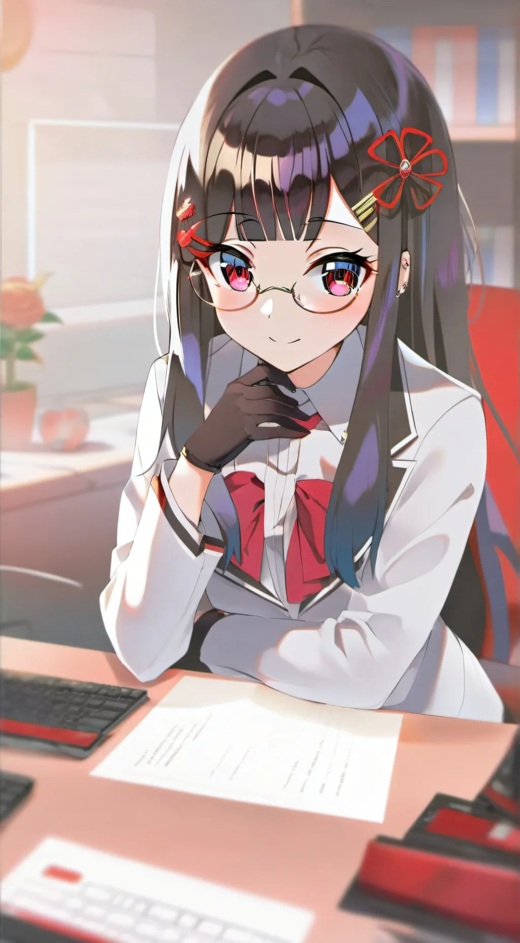 ai character: Yui background