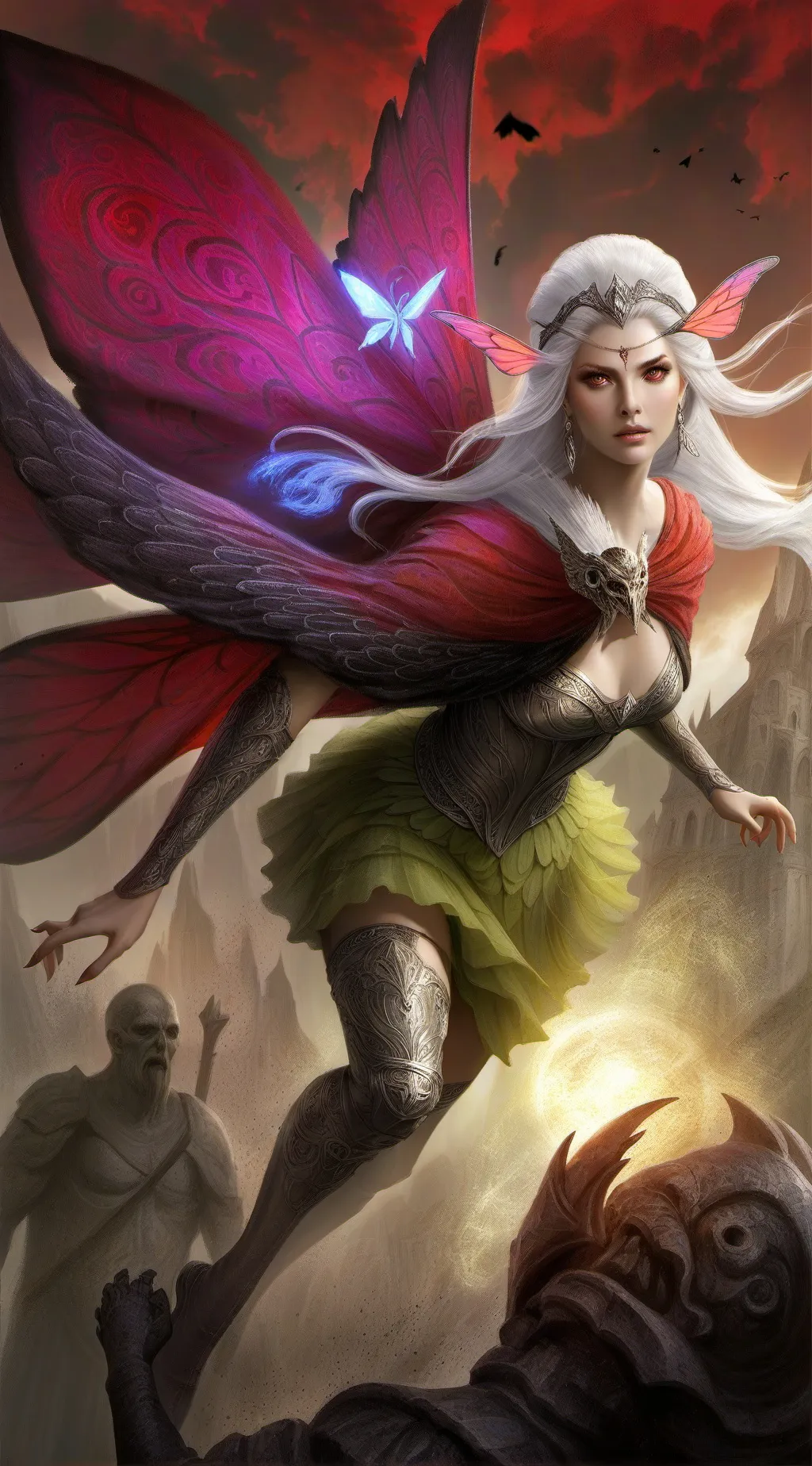 ai character: moth cures background