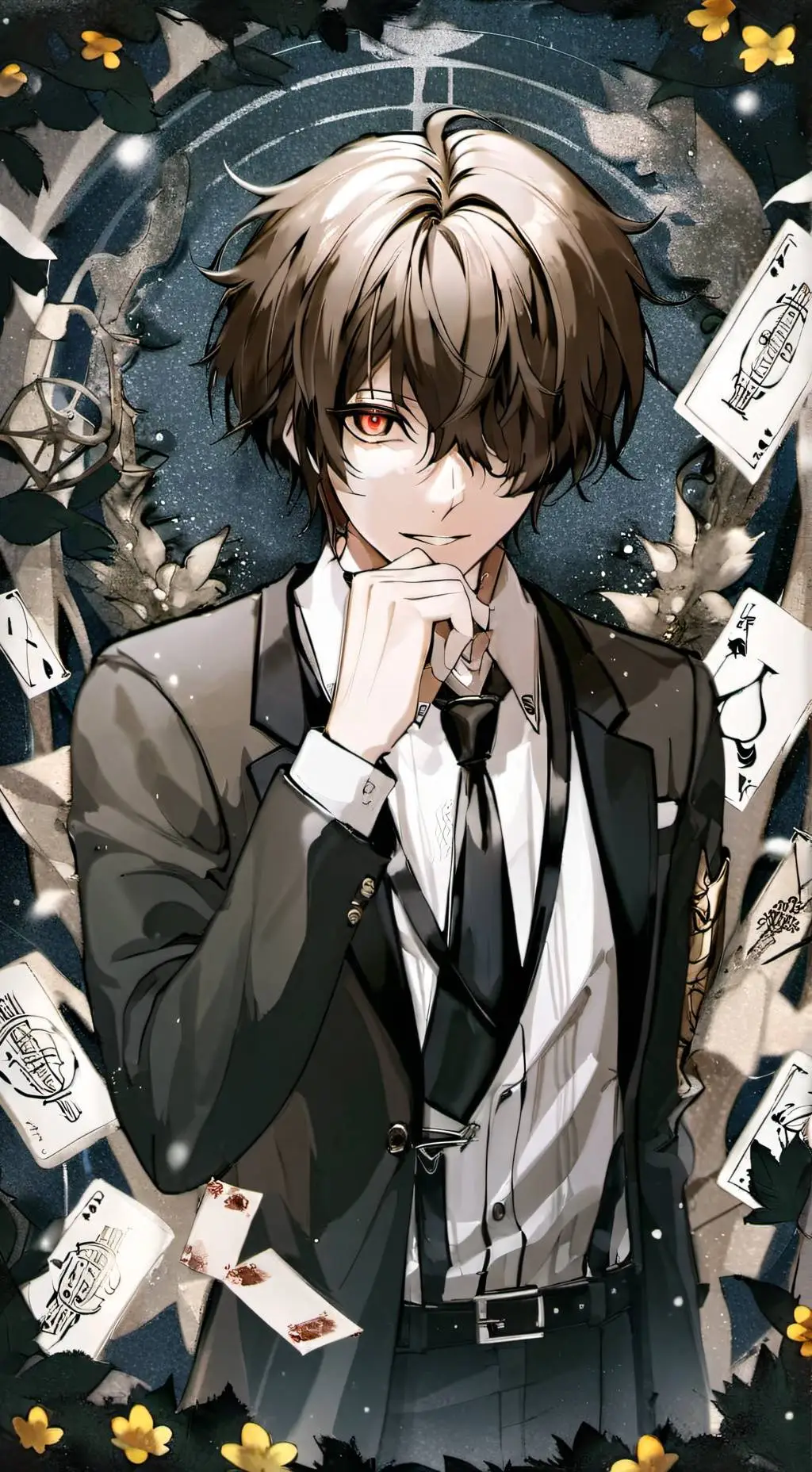 ai character: soukoku🎀 background