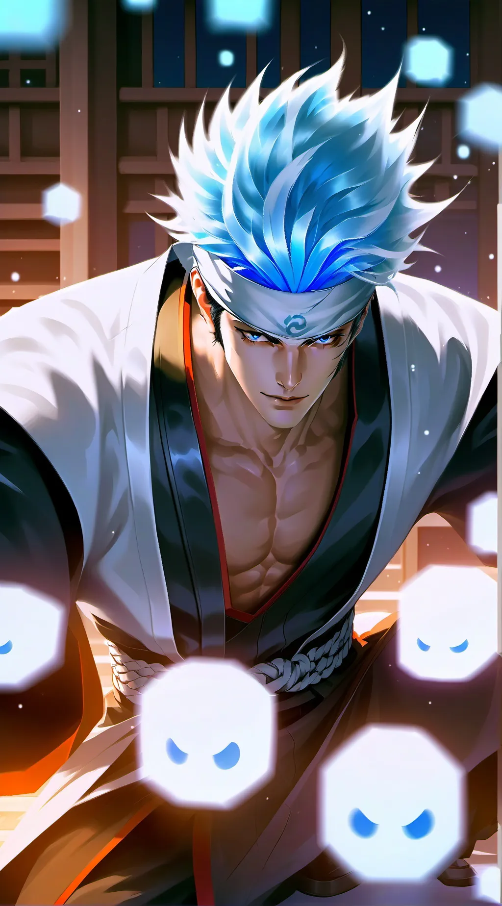 ai character: Satoru Gojo background