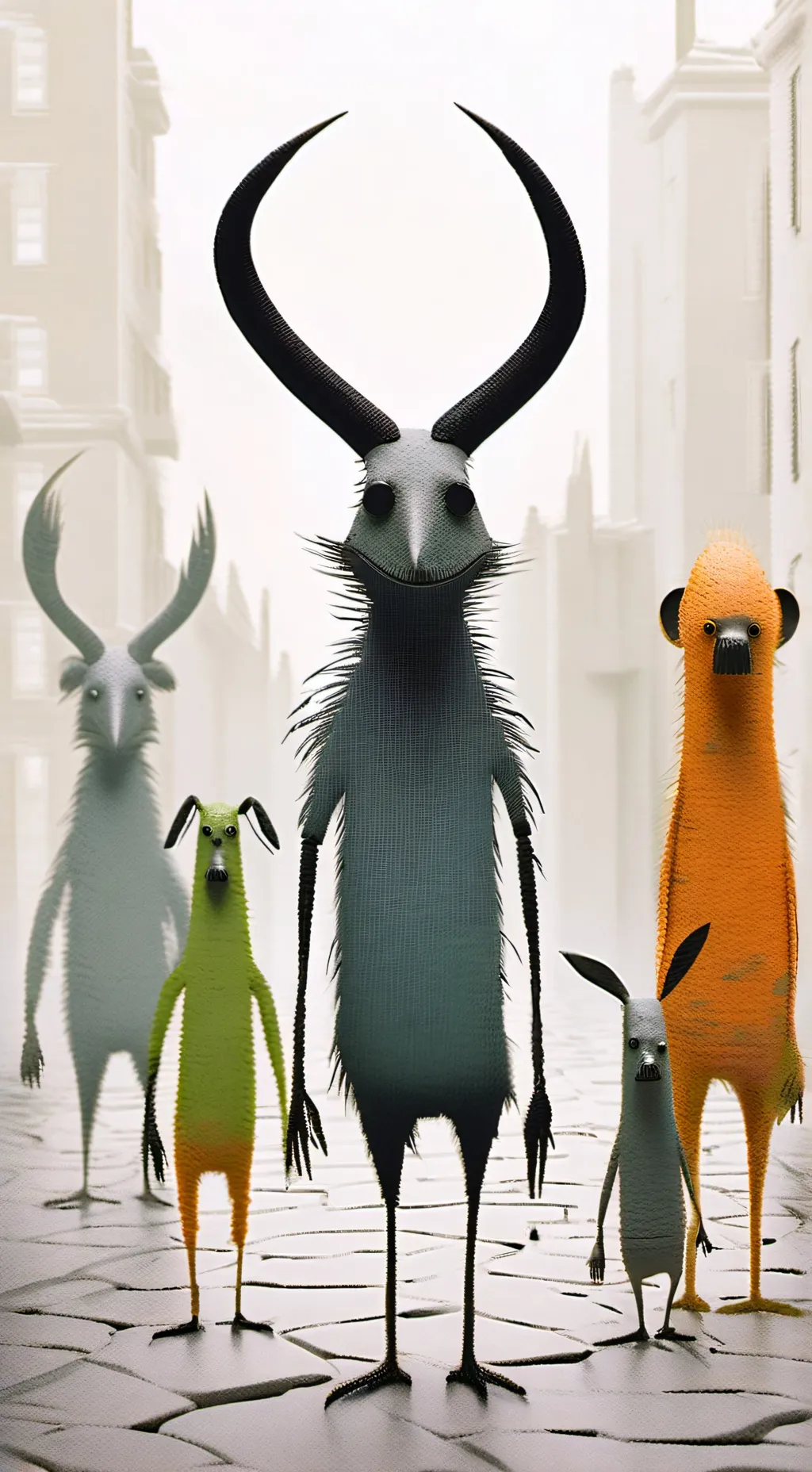 ai character: nightmare critters background