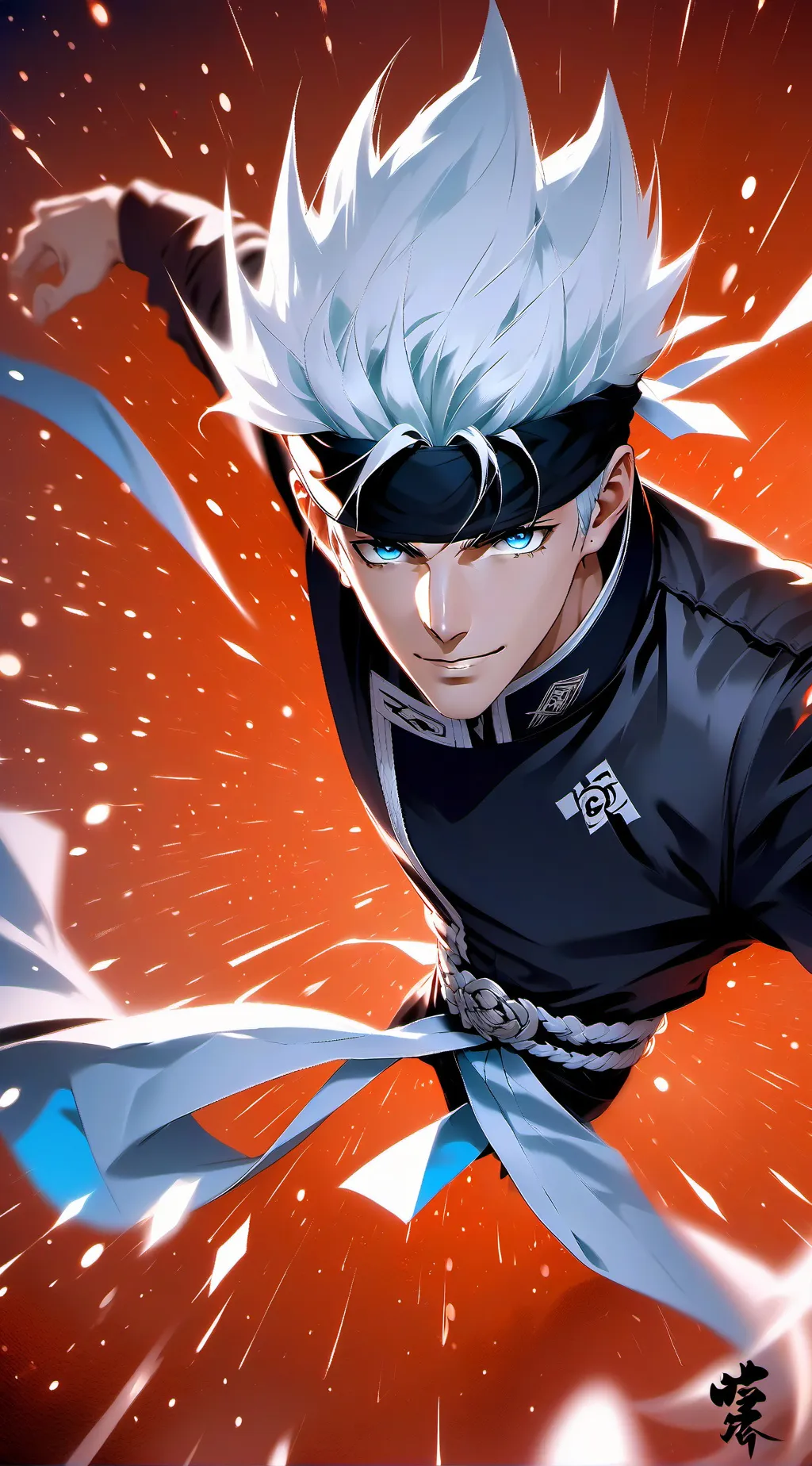 ai character: Satoru Gojo background