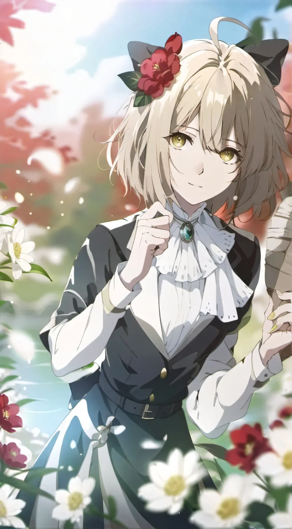 ai character: Lily background