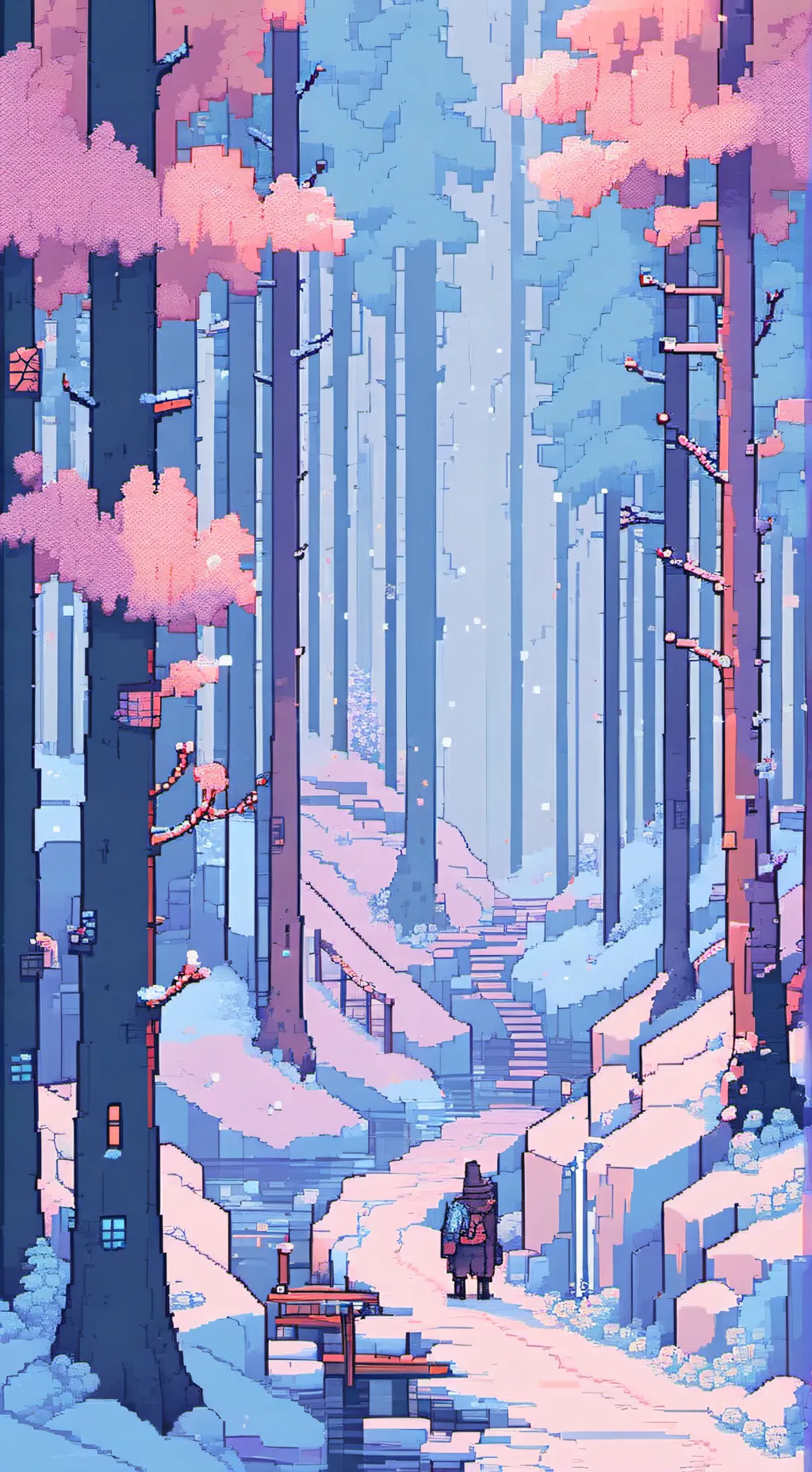 ai character: depressed sans background