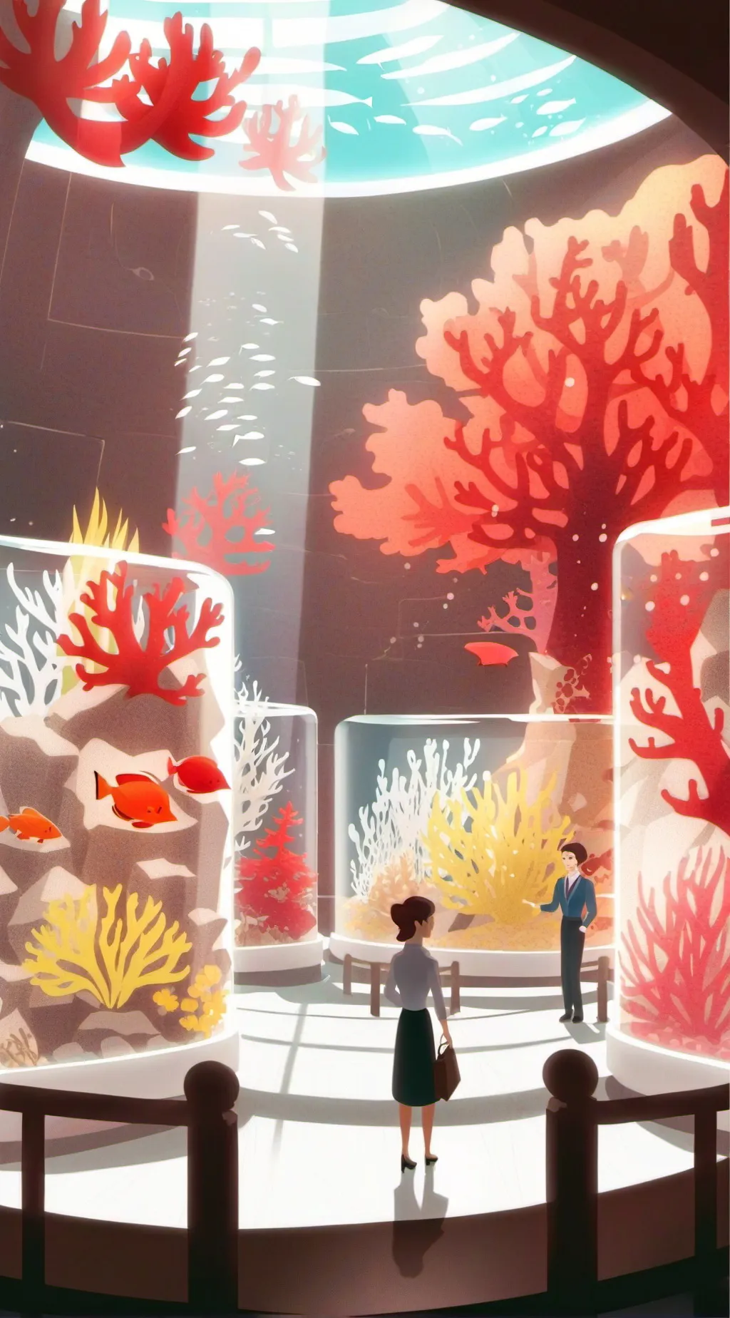 ai character: cod aquarium + pm background