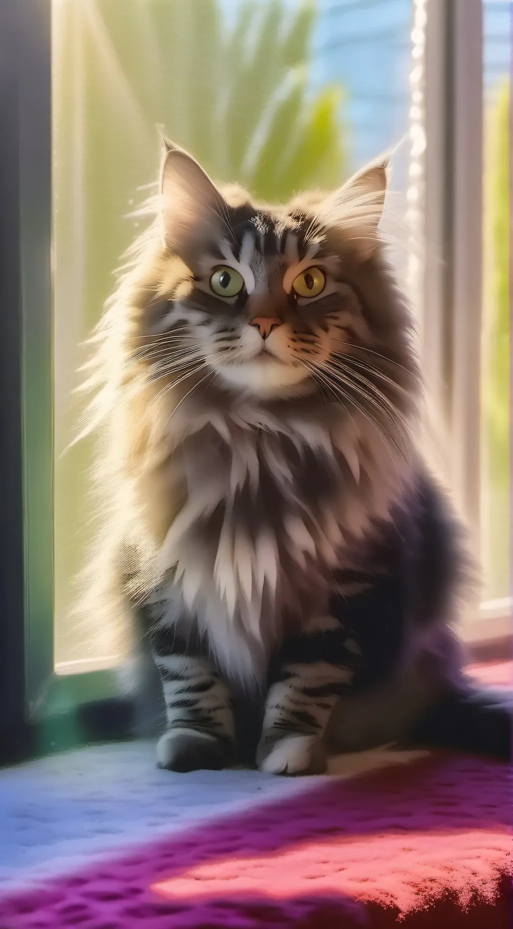 ai character: mha cat background