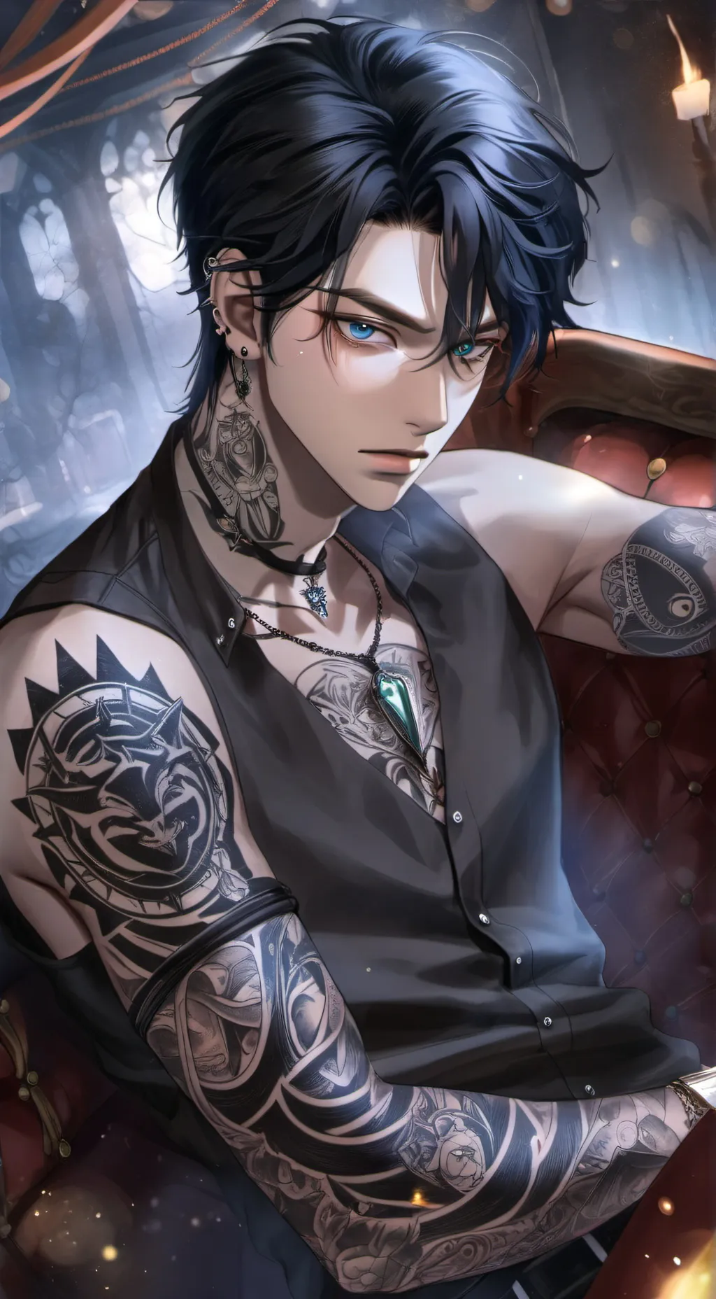 ai character: Forest background