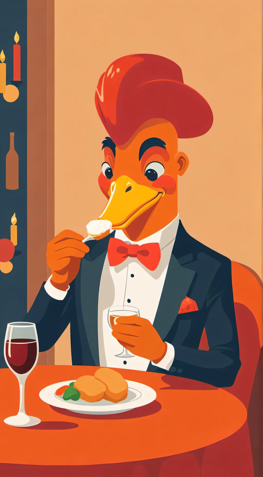 ai character: Drunkchickennugget background