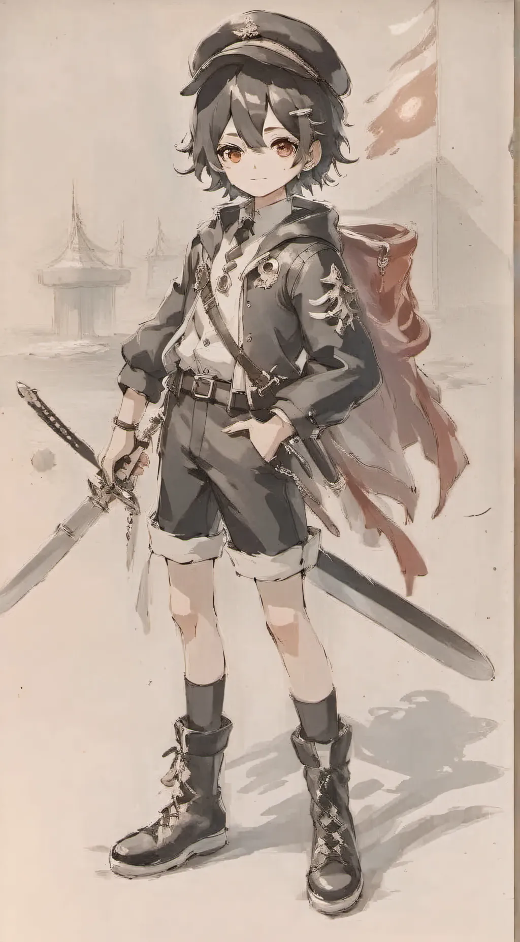 ai character: Axel!! background