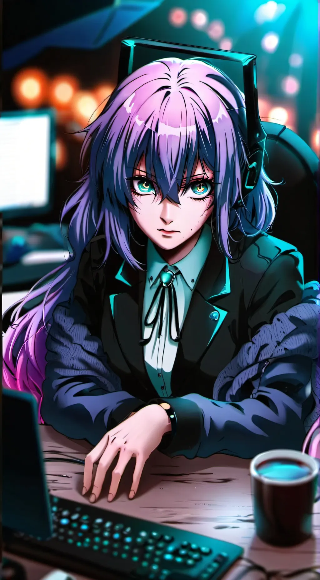 ai character: Mika background