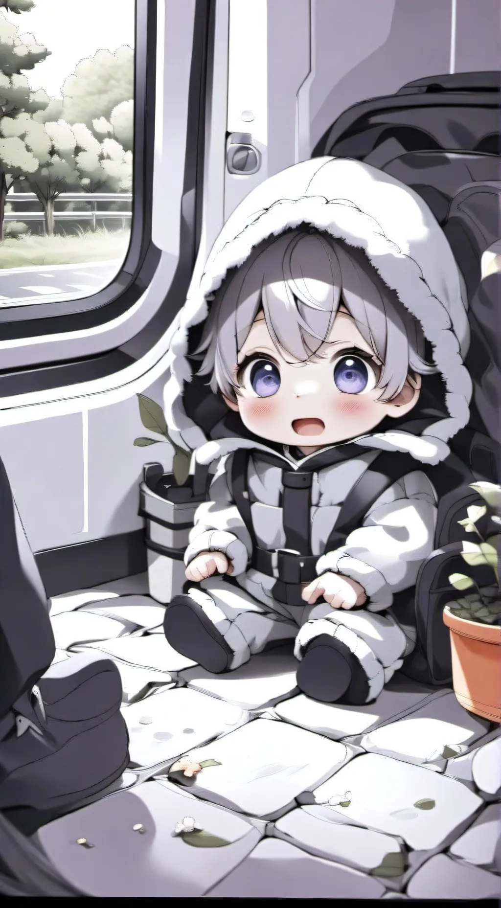 ai character: ❤️🍼~chino~🍼❤️ background