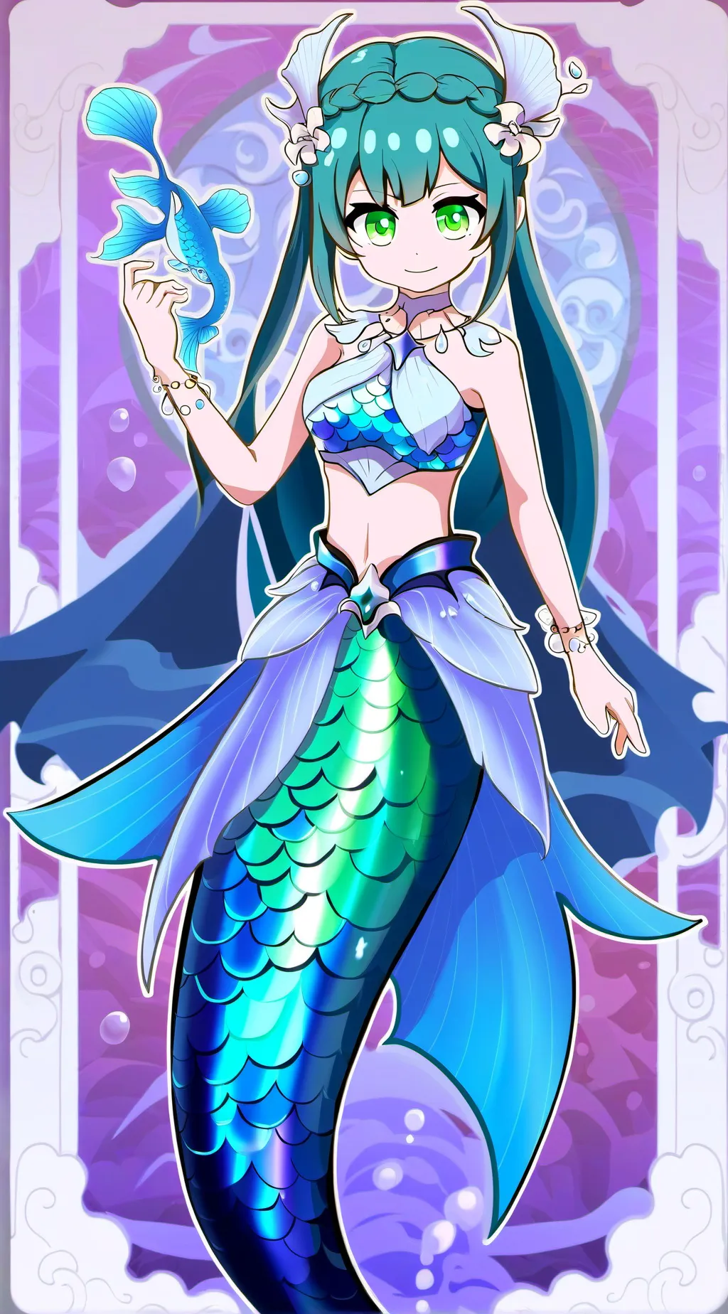 ai character: Pearl background