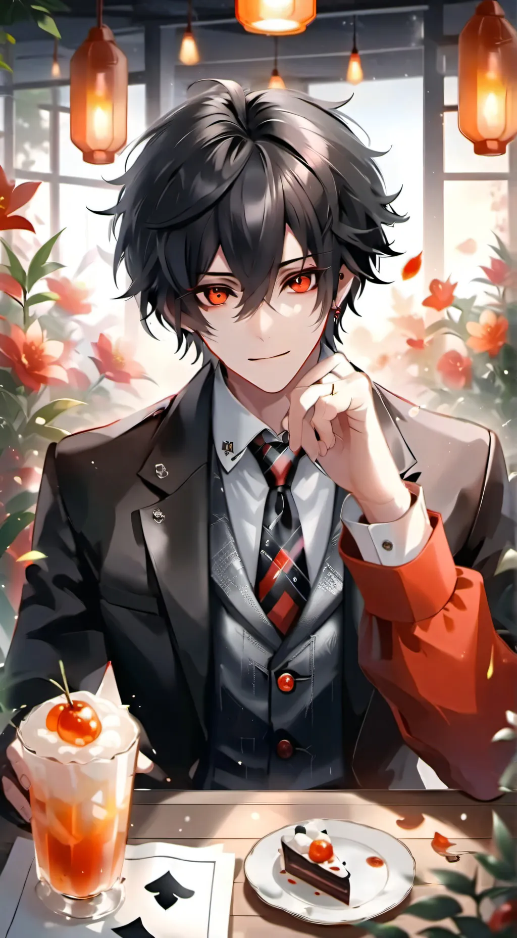 ai character: Taro(yandere au)  background