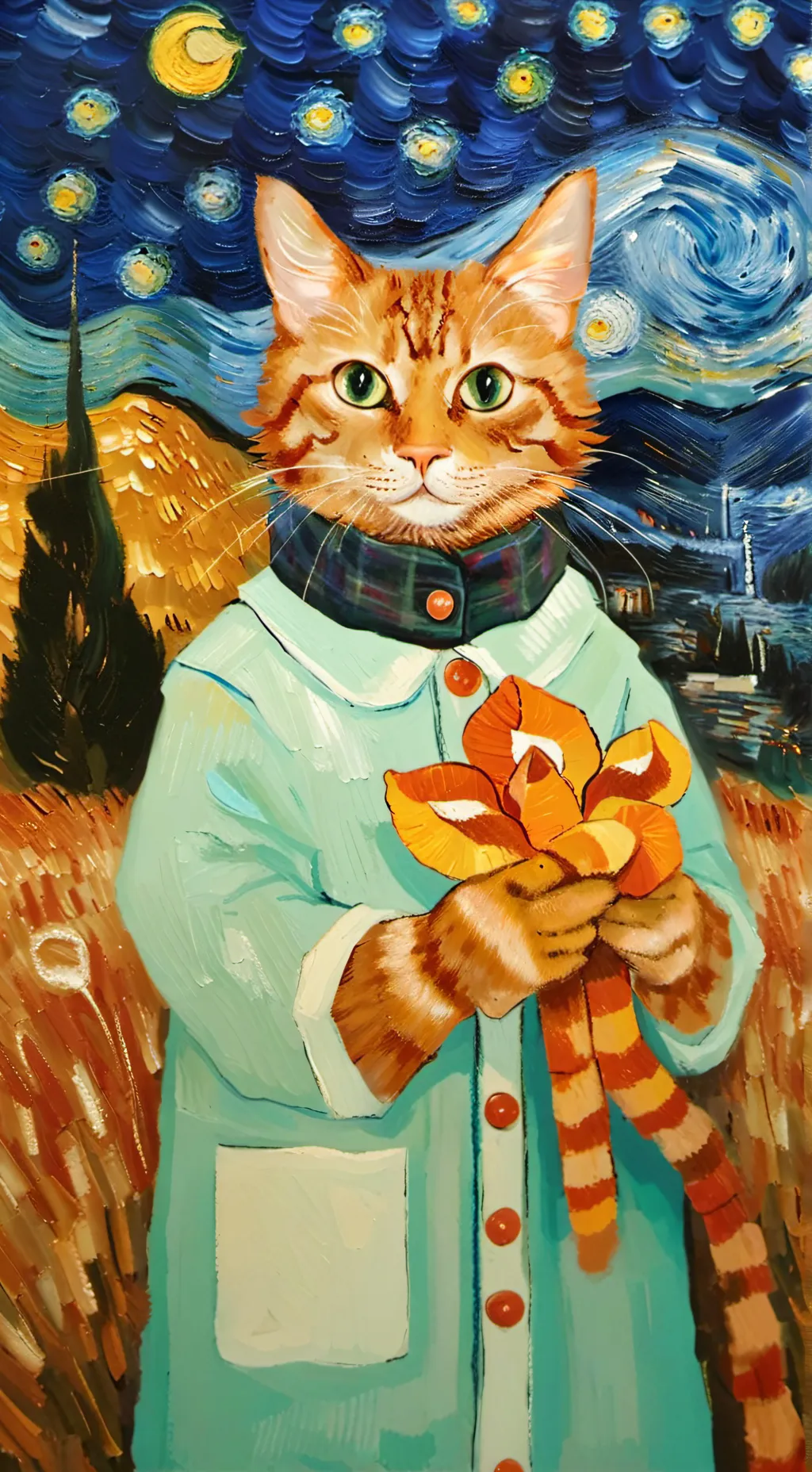 ai character: ★Catty★ • friend background