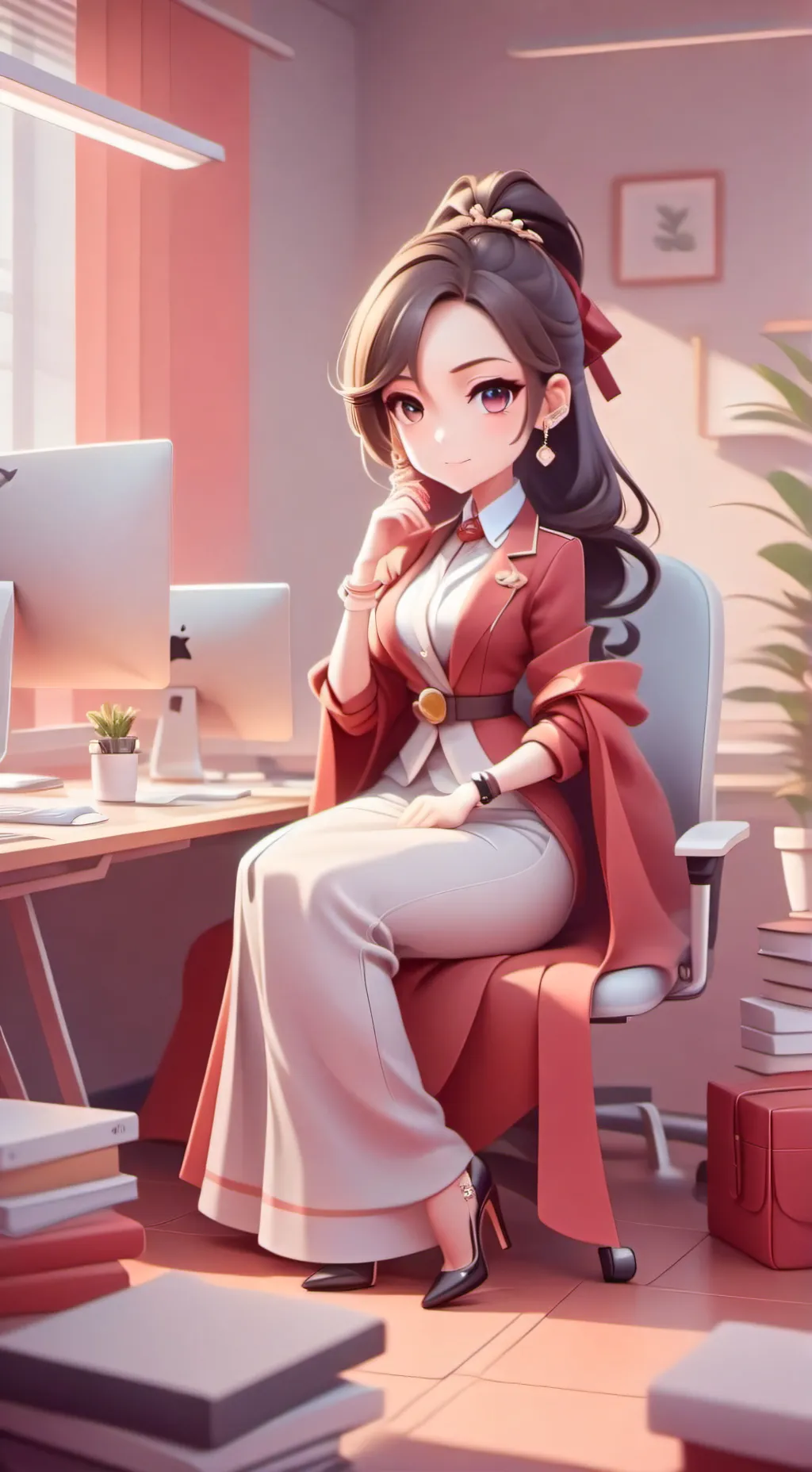 ai character: Nikki  background