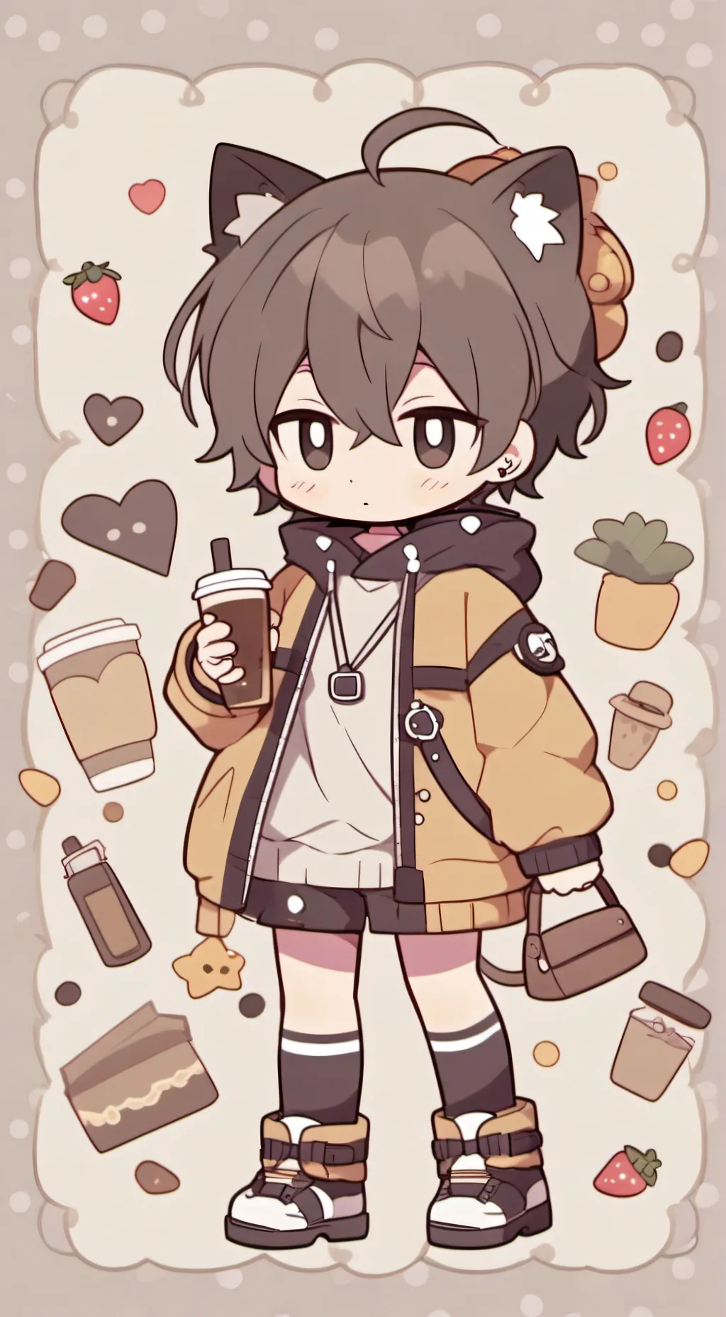 ai character: саша background