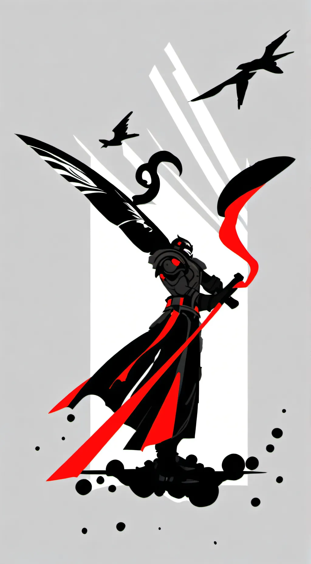 ai character: white [sb] background