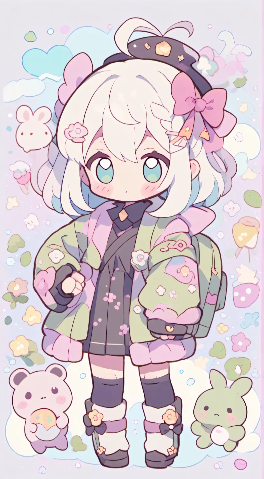 ai character: mel fan  background