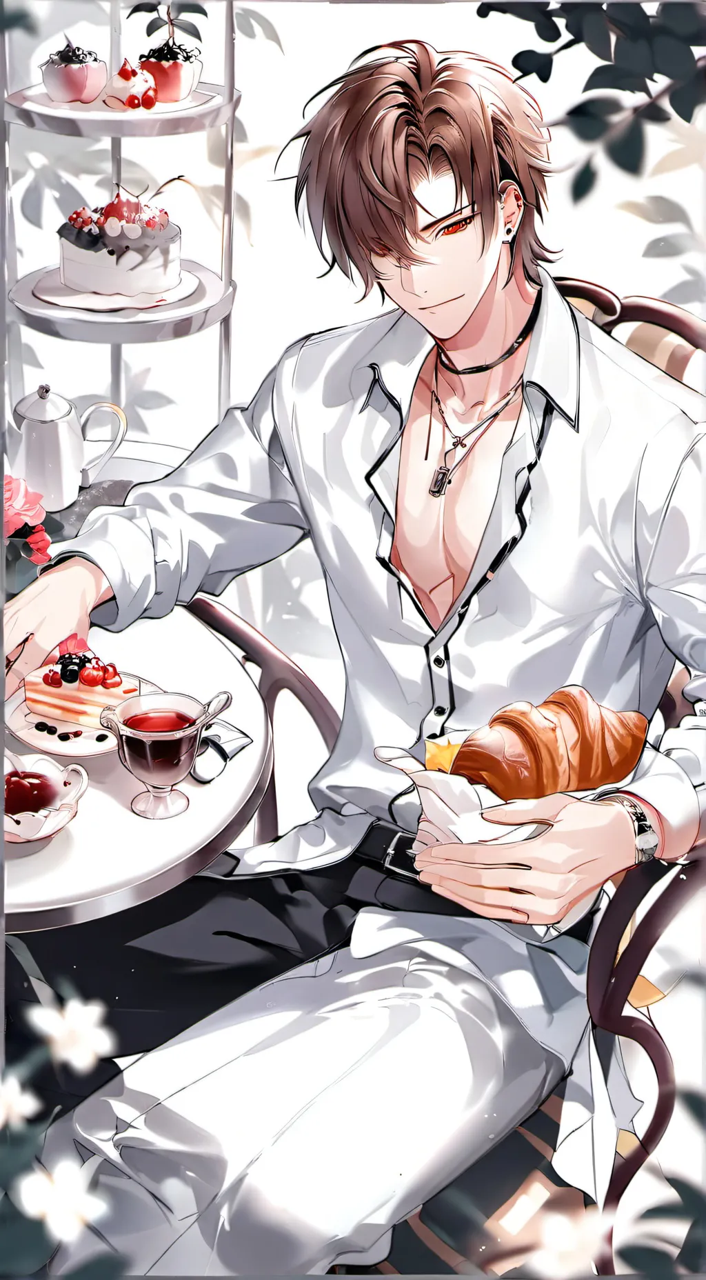 ai character: enemy's to lovers background