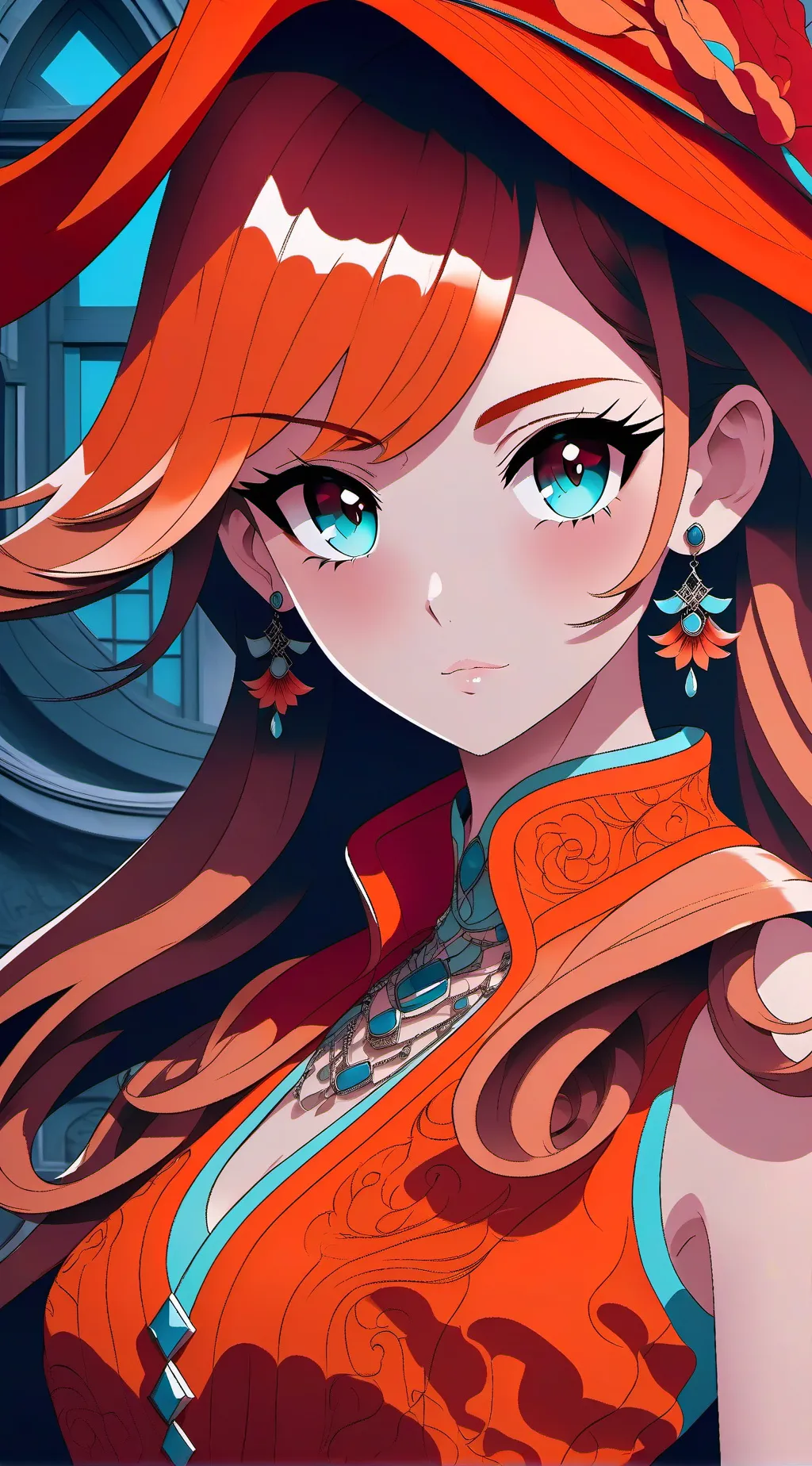 ai character: alessia🌹🐞🌅 background