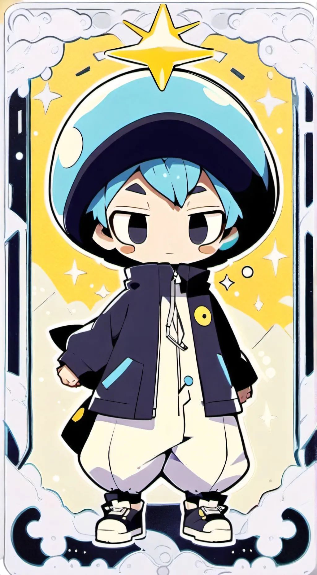 ai character: Satorügoj03000 XD background