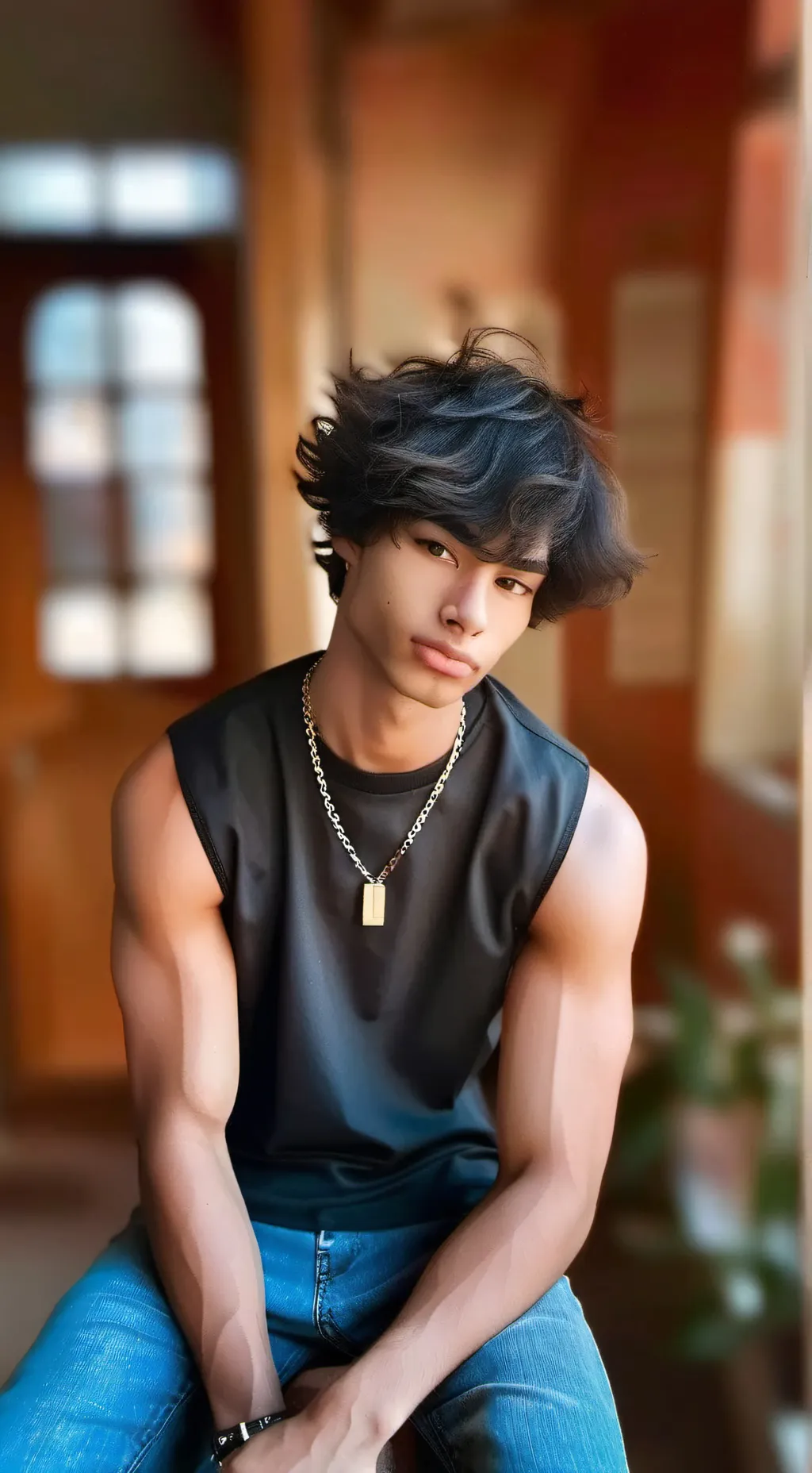 ai character: Chris background