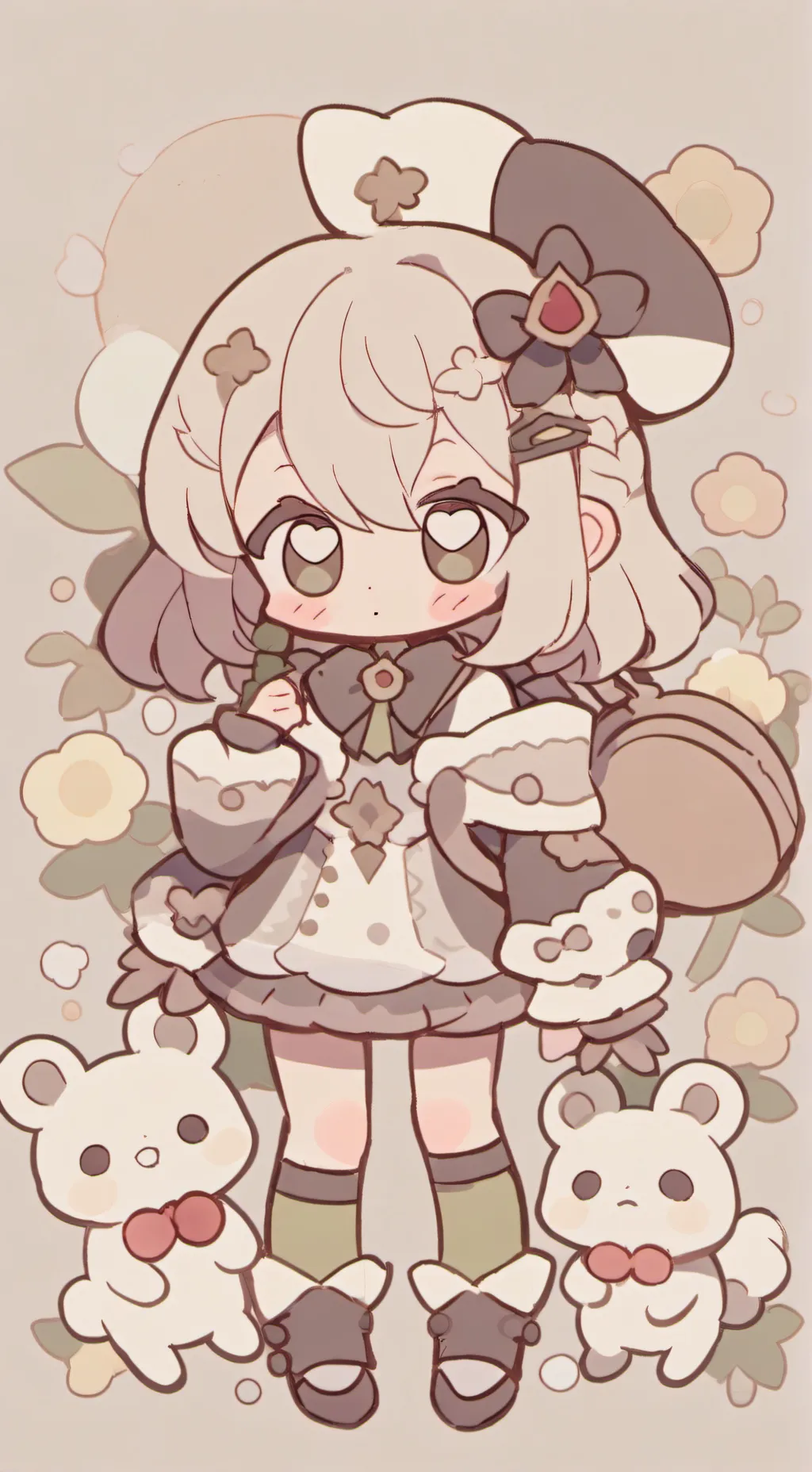 ai character: baby background