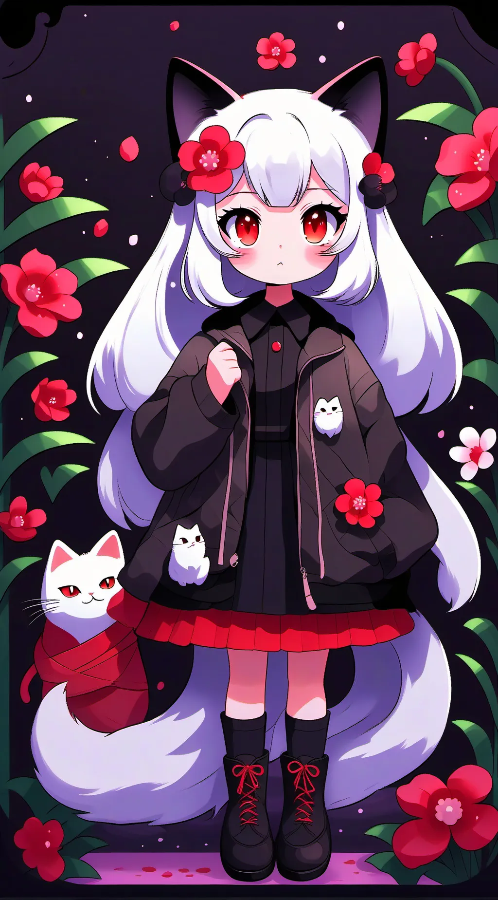 ai character: dw neko infection background