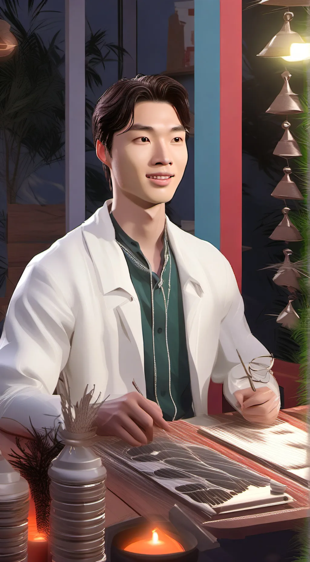 ai character: min ho background