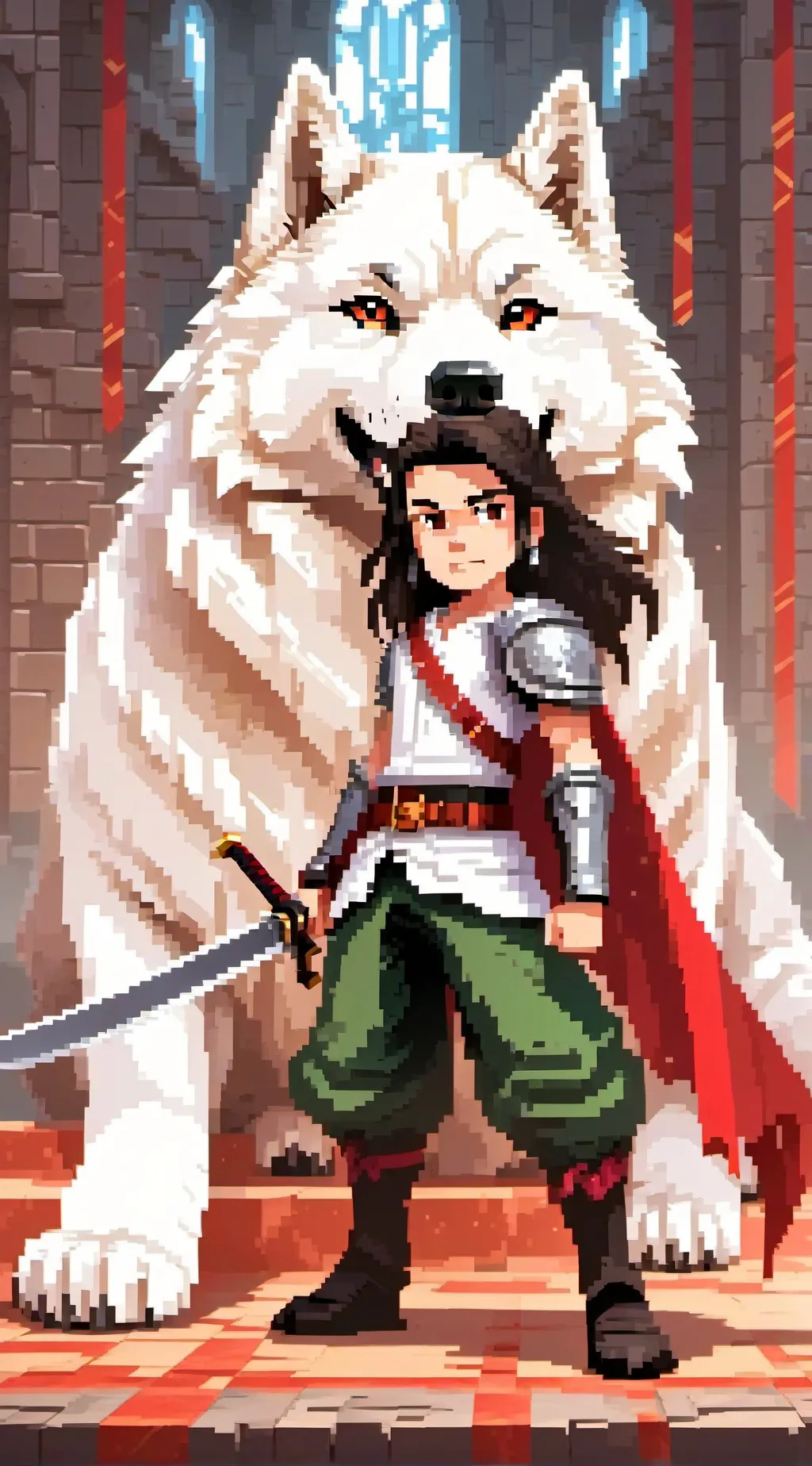 ai character: minacraf background