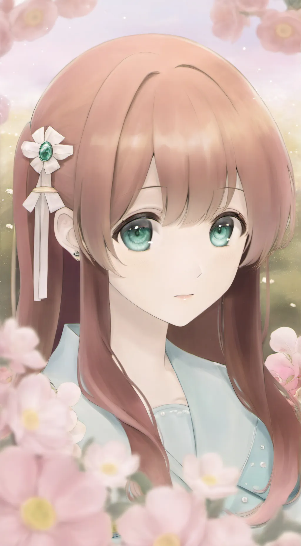 ai character: Aqua hoshino  background