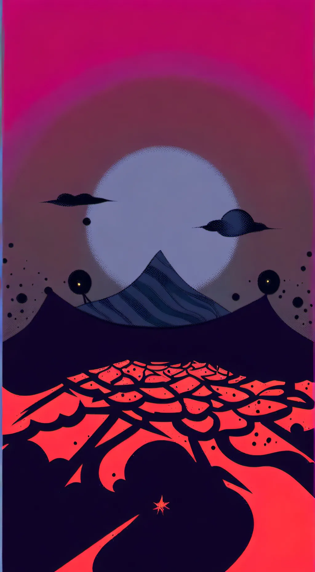 ai character: dogman LOVE BLOOD  background