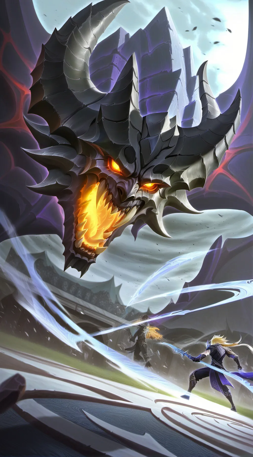 ai character: Lucifer owns Adam background