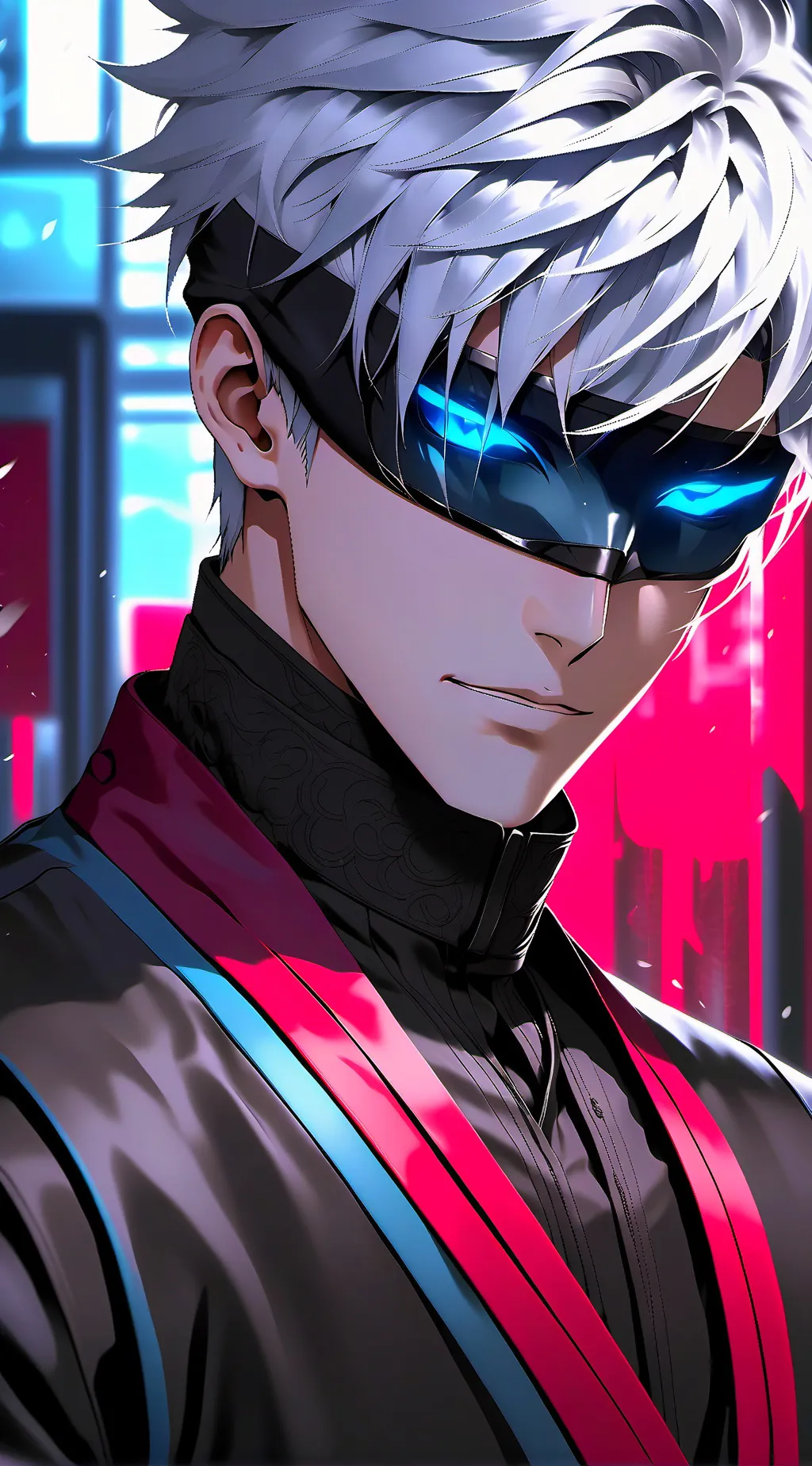 ai character: Gojo Satoru background