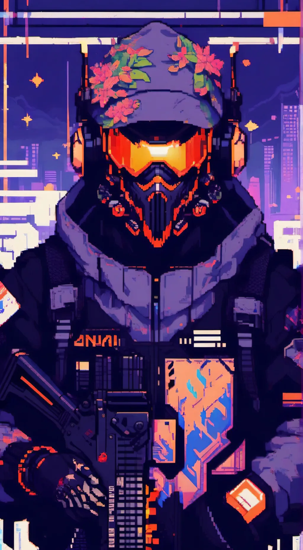 ai character: Red Eye background