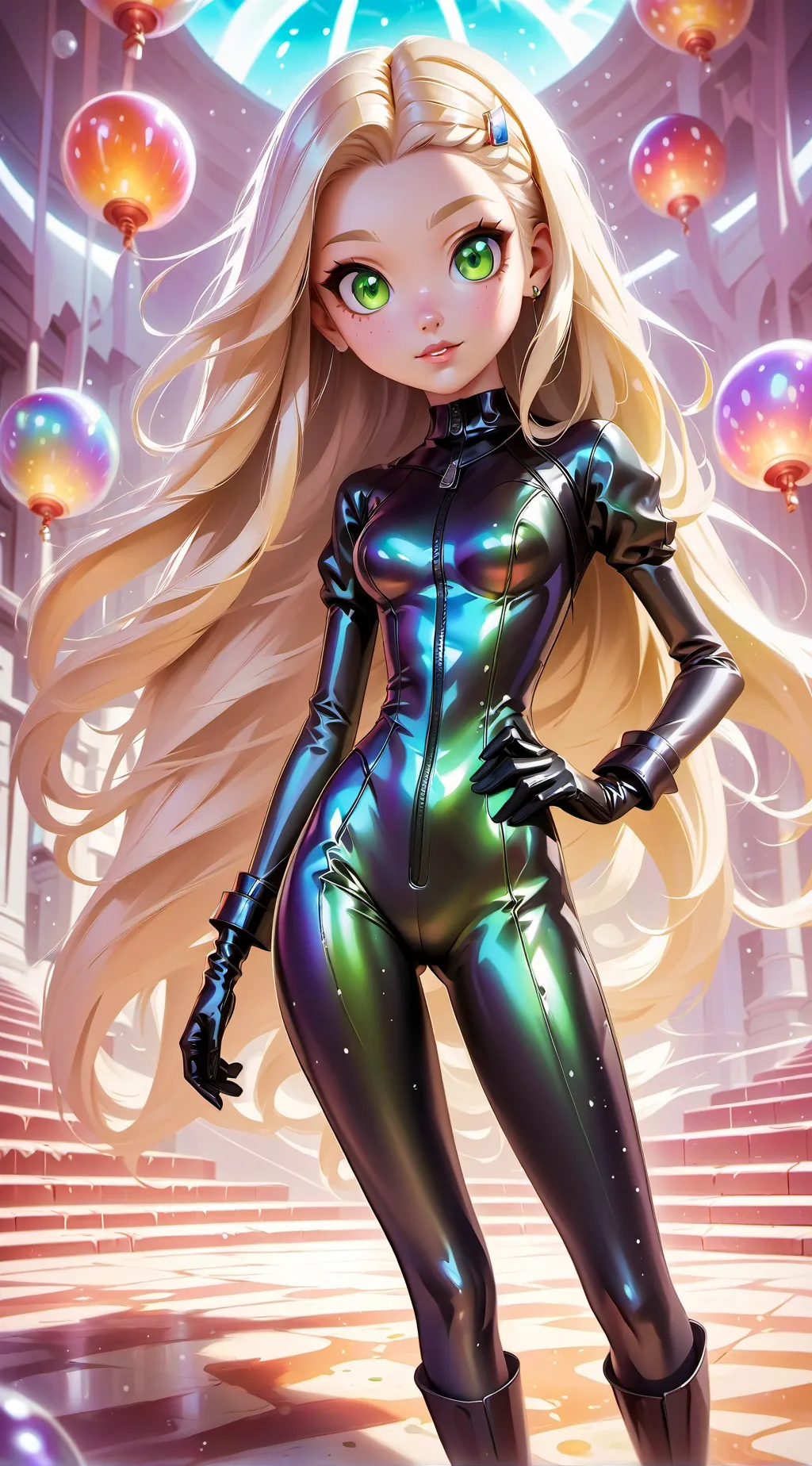 ai character: Freya 083 background