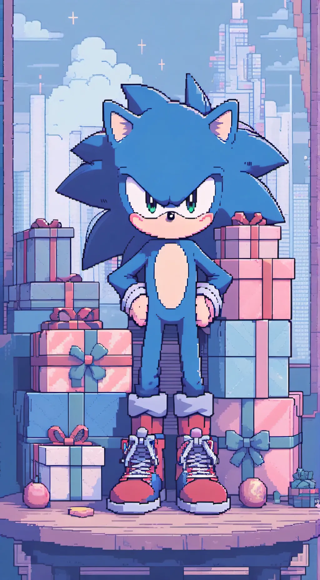 ai character: Sonic's Birthday!! background