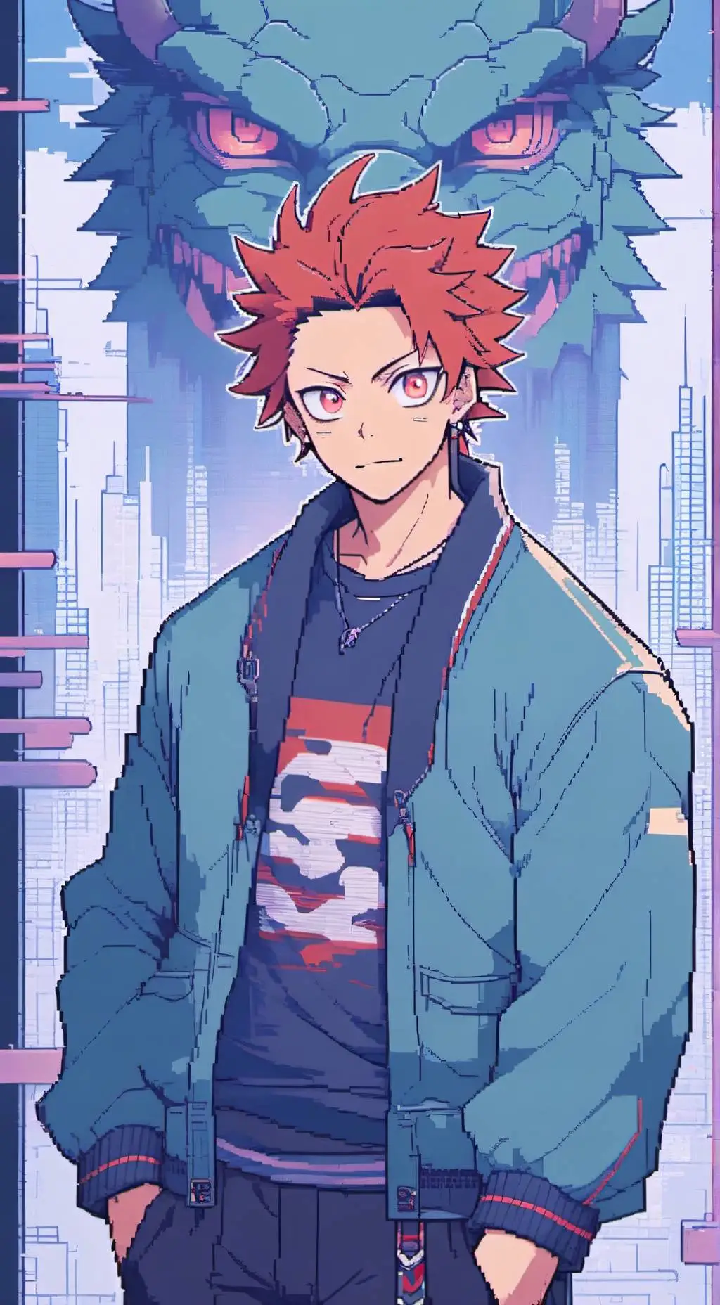 ai character: Eijirō Kirishima background