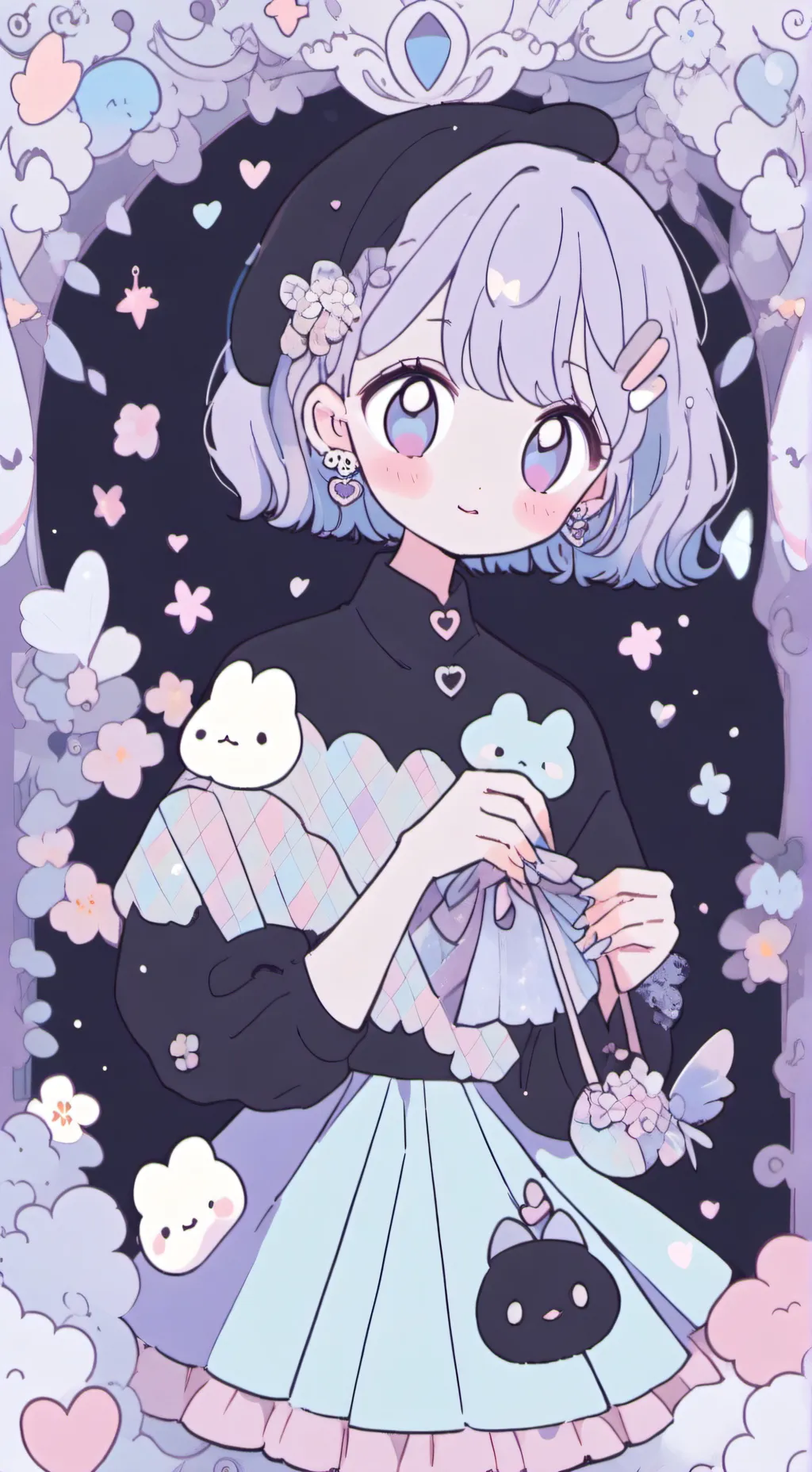 ai character: SantixNabi Mingle background