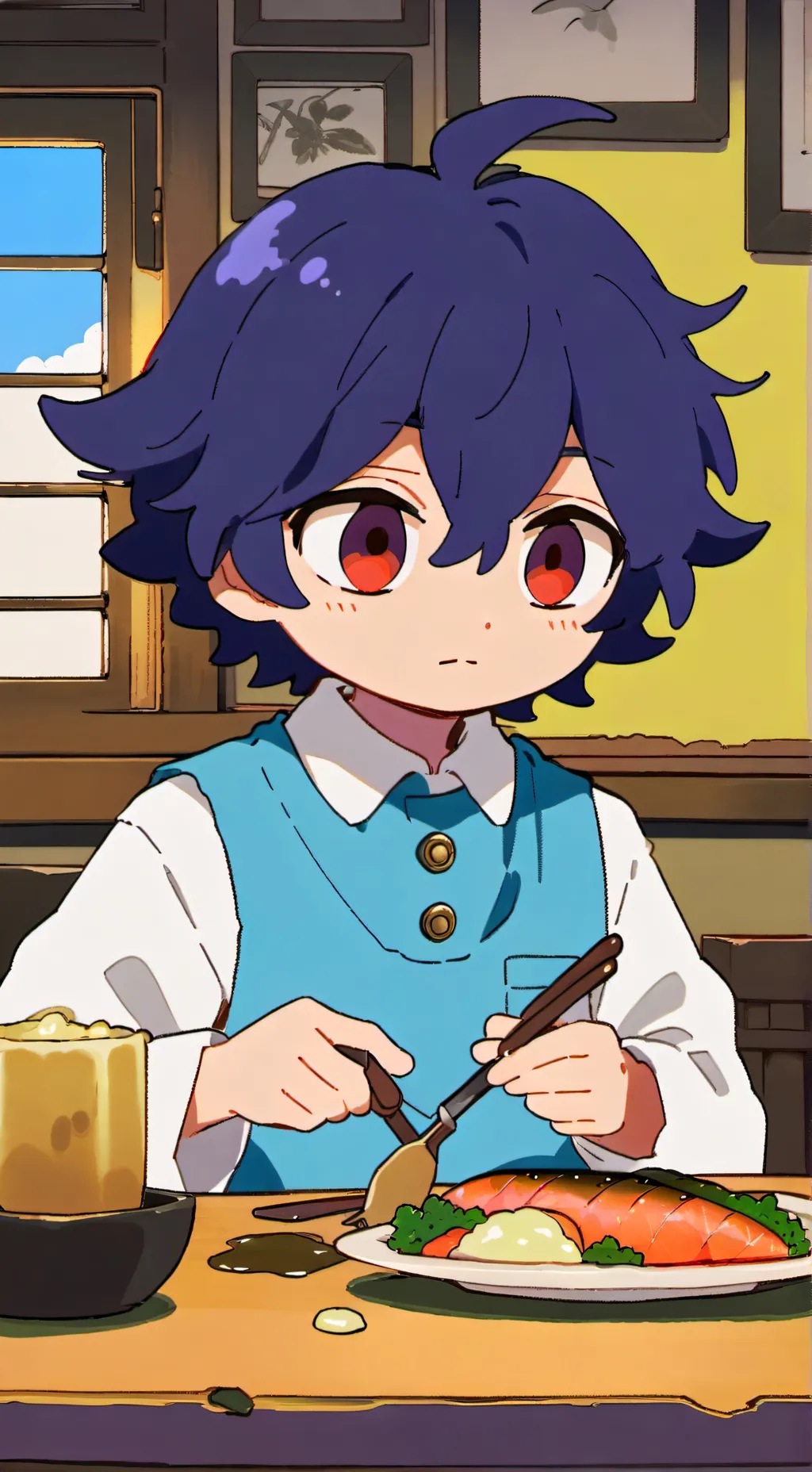 ai character: Hinata Fujigawa  background