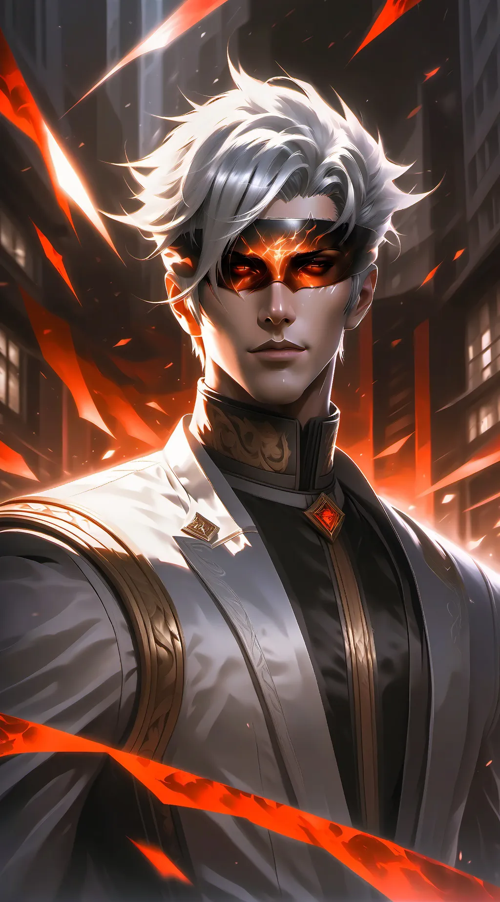 ai character: Satoru Gojo background