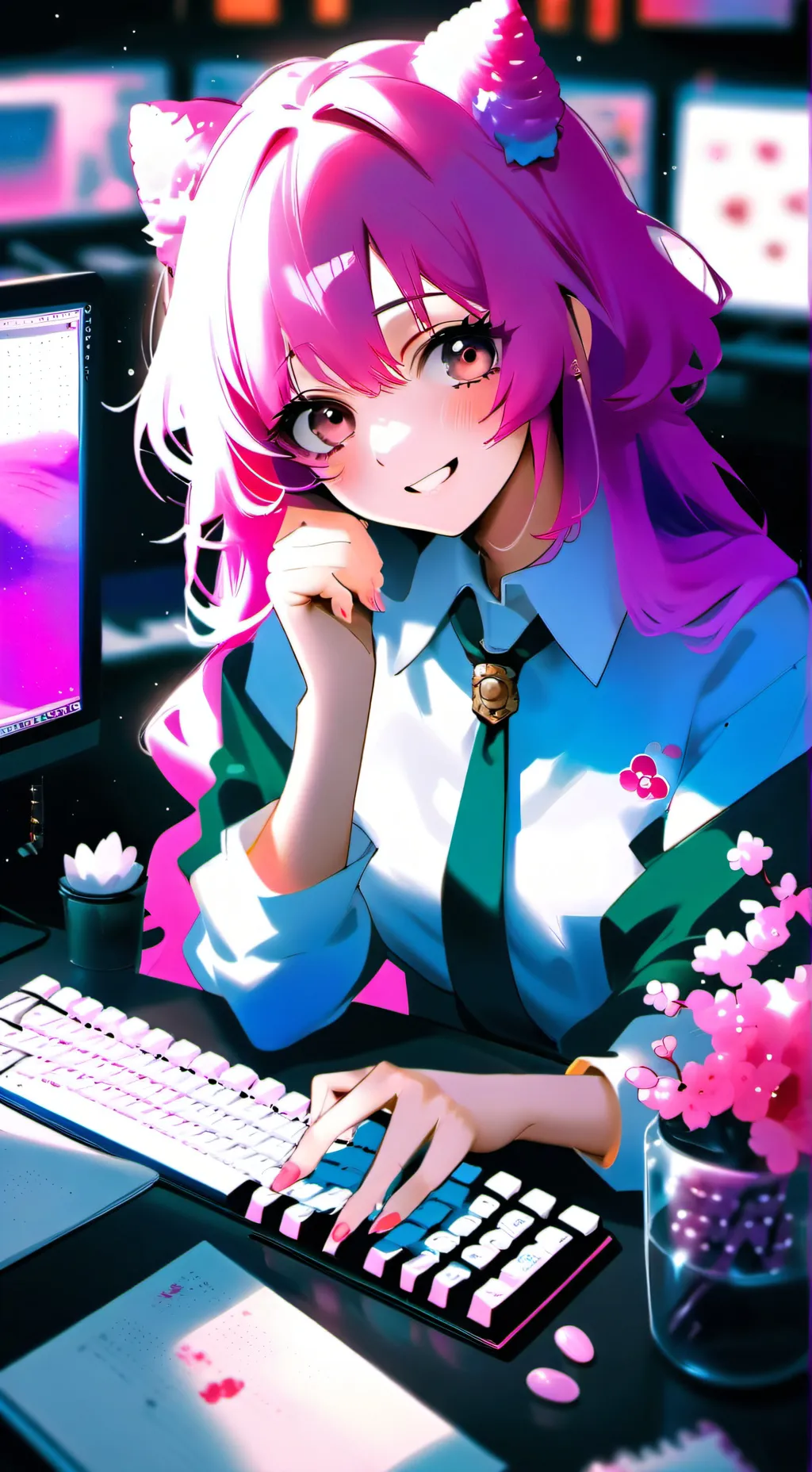 ai character: Mei background