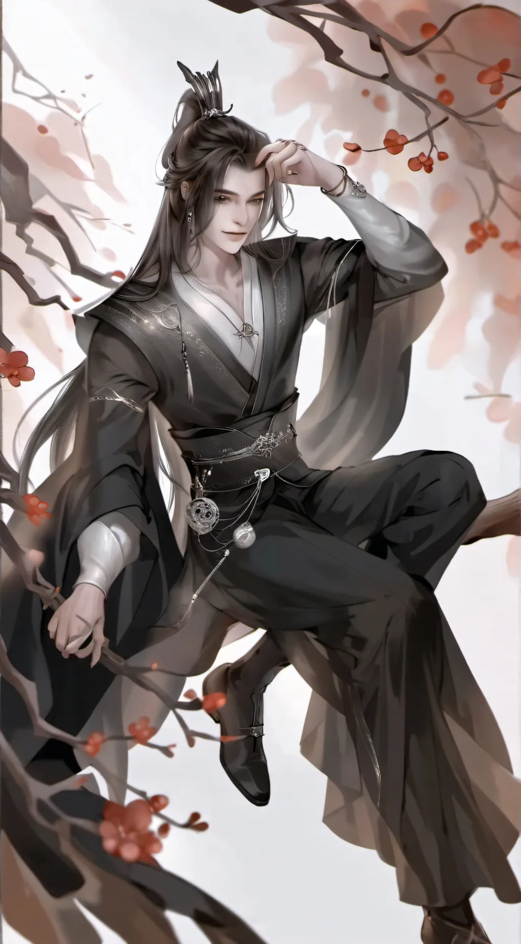 ai character: ♤Sebastián♤ background