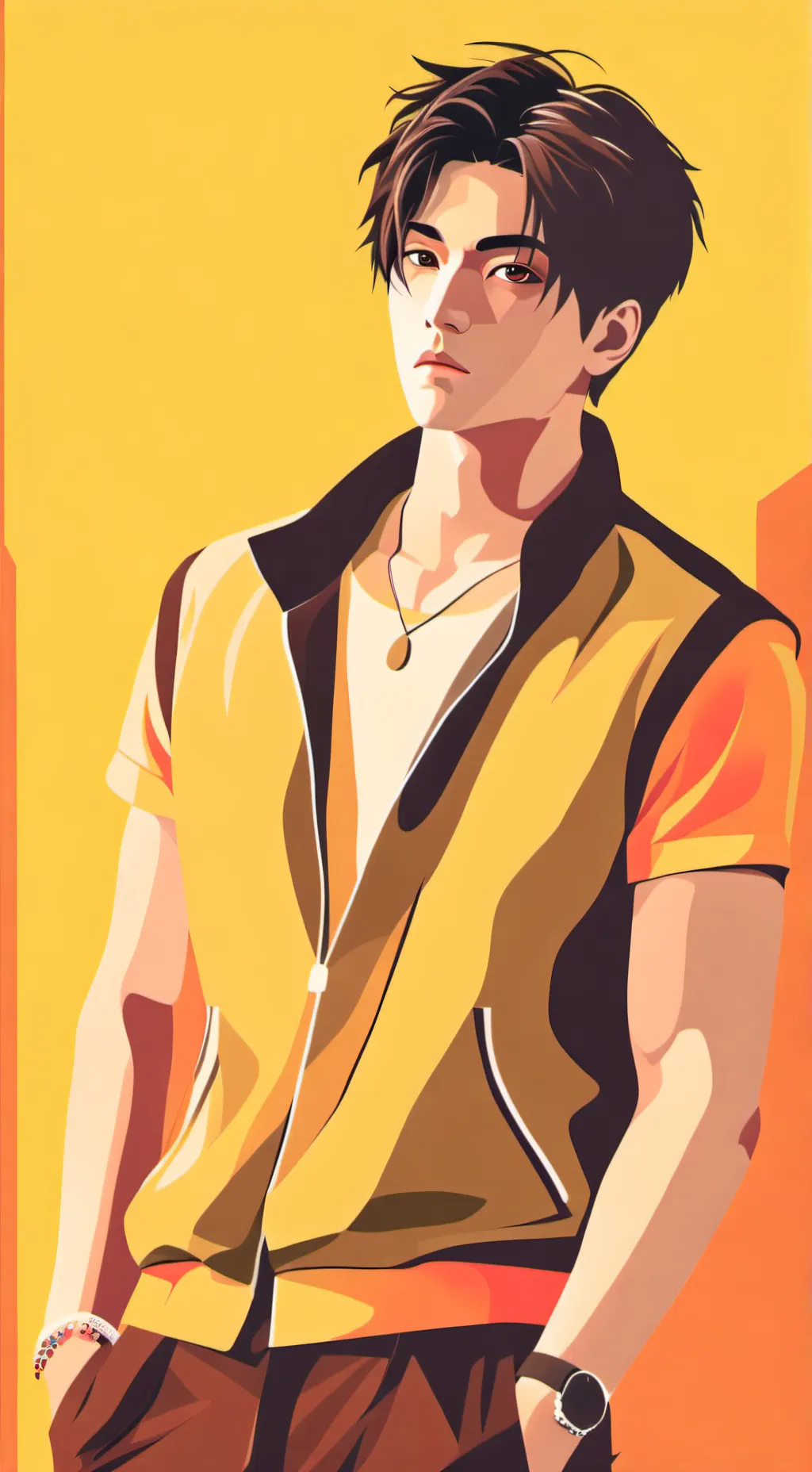 ai character: Wesley Fernandez  background