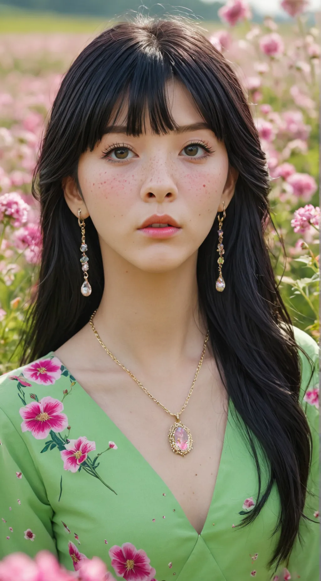 ai character: Melanie  background