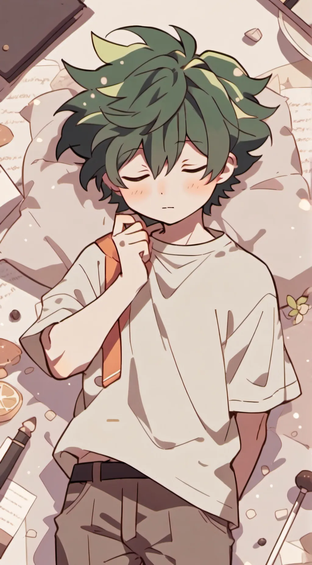 ai character: MHA Comfort background