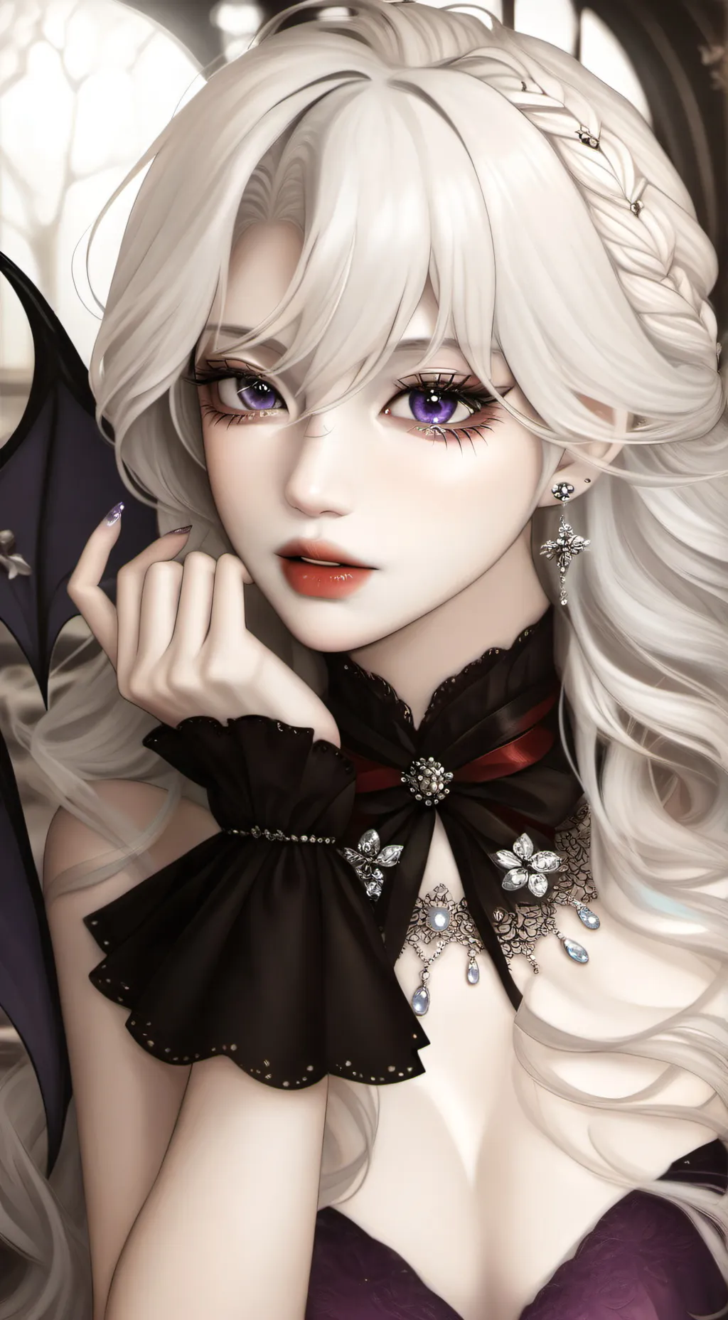 ai character: Dara Drew background